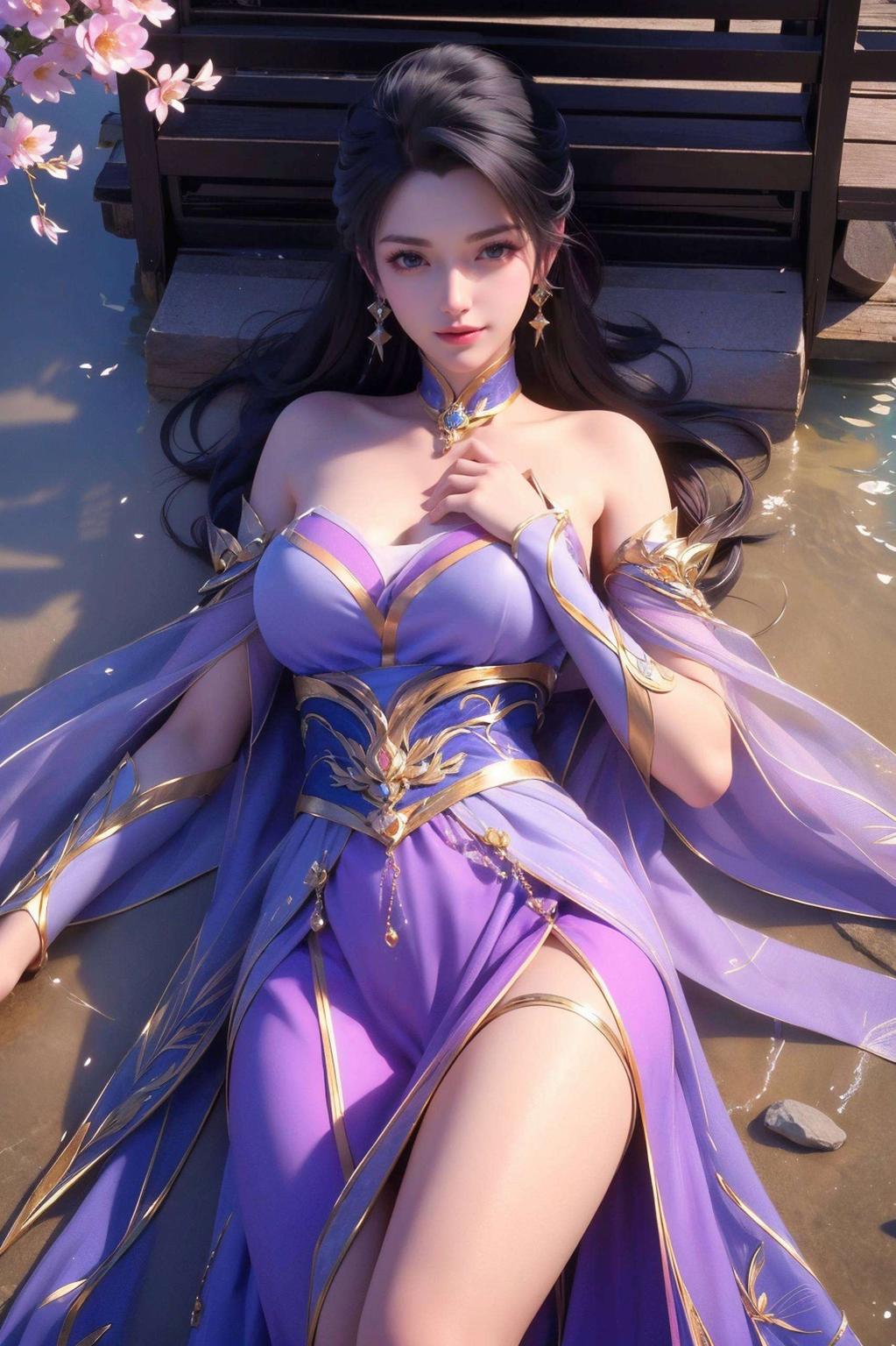 今天给大家带来一款超美的女生壁纸！看这《仙武传》中的楚灵玉高清壁纸