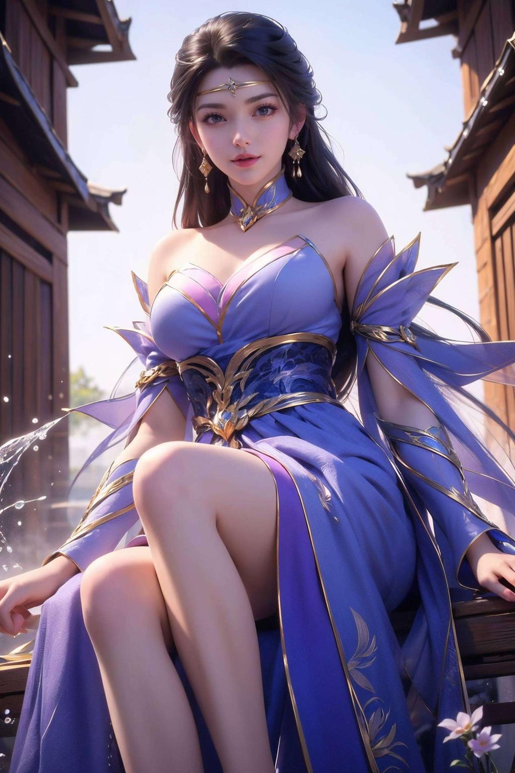 楚灵玉仙气逼人今天给大家带来一款绝美的仙武传楚灵玉锁屏壁纸！超清图片