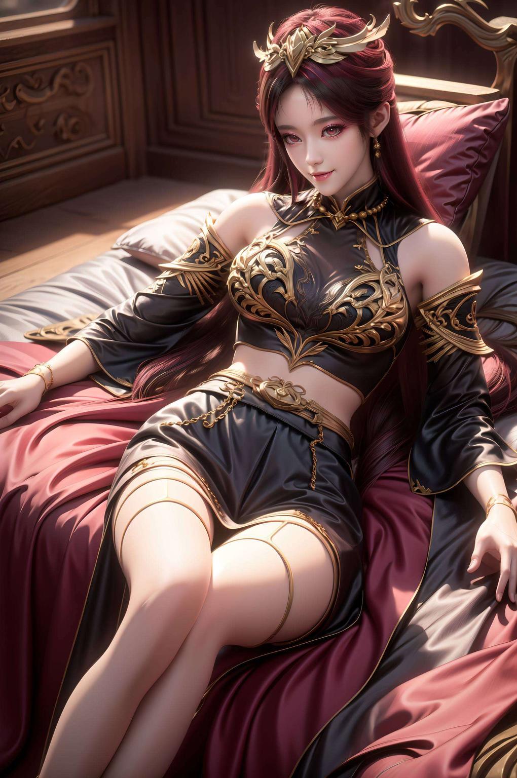 深情对视瞬间浪漫粉色背景