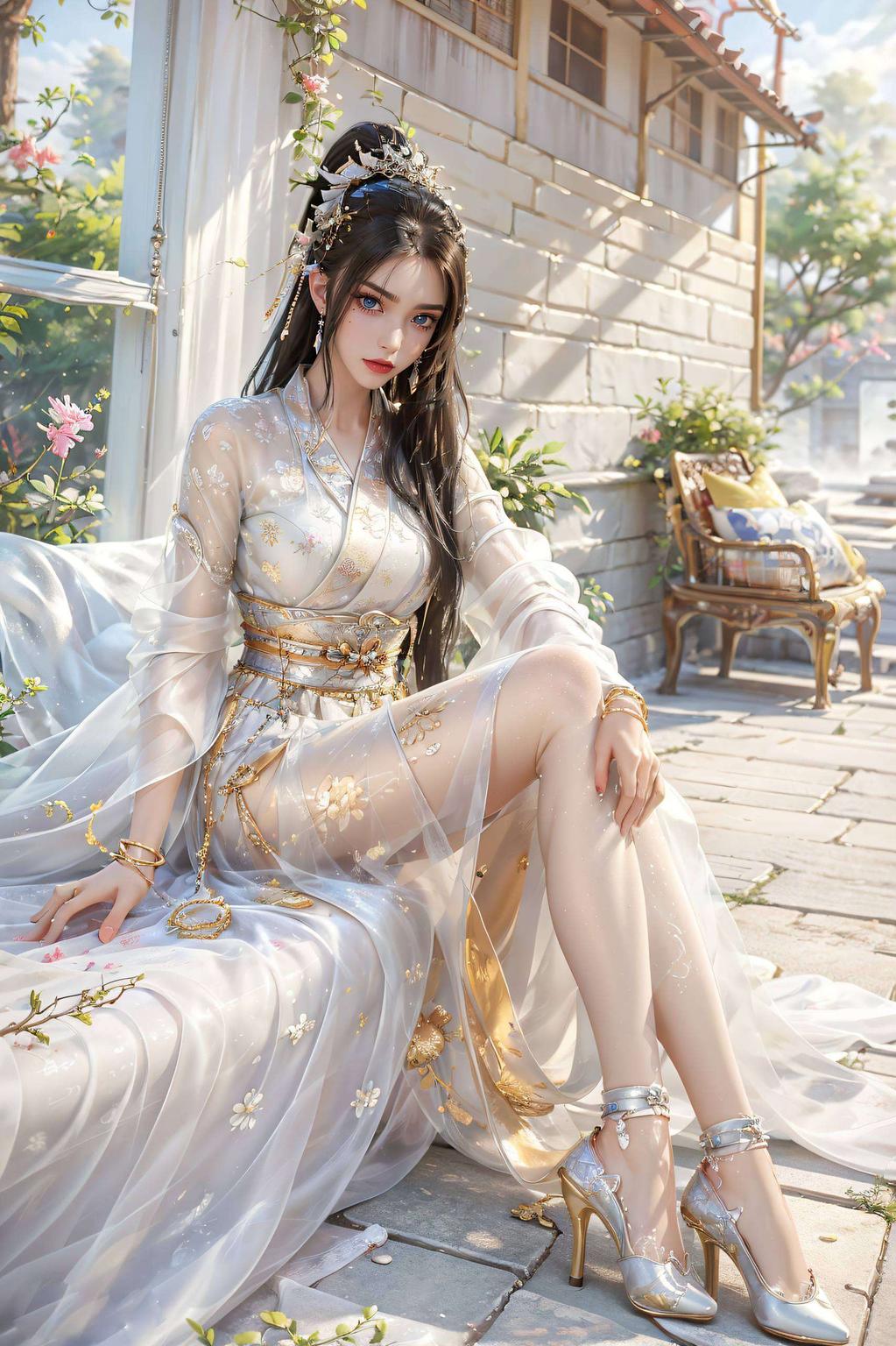 这款方清雪变装唯美壁纸国漫迷们