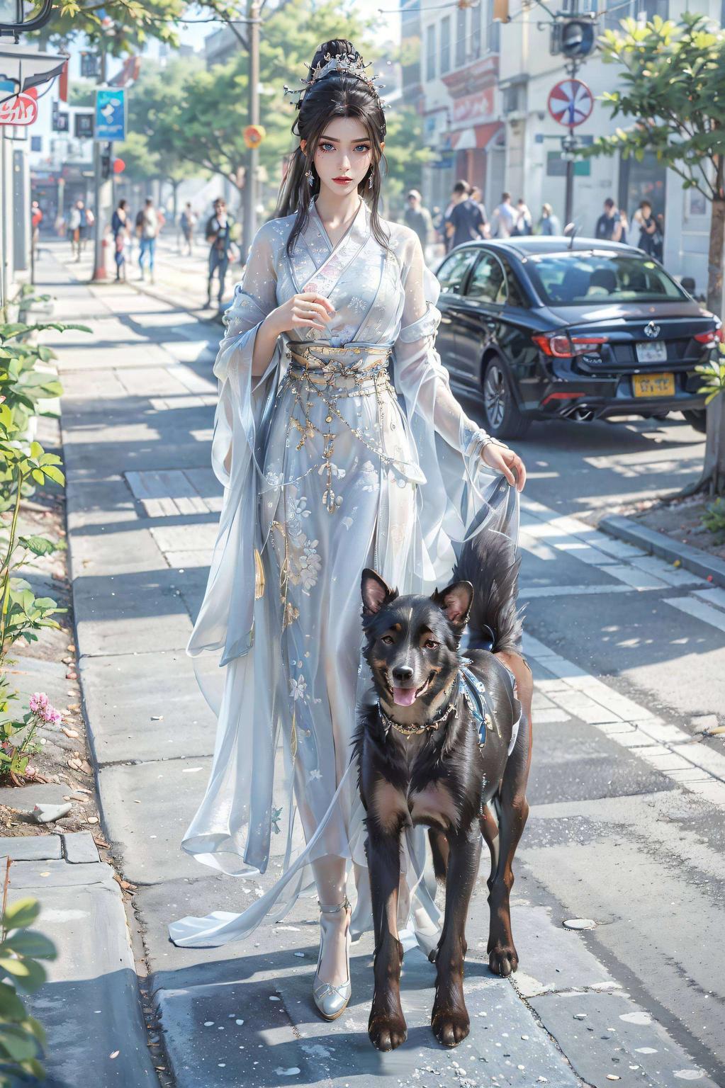 2K高清国漫之光！青鸟壁纸中的方清雪点亮你的苹果桌面！