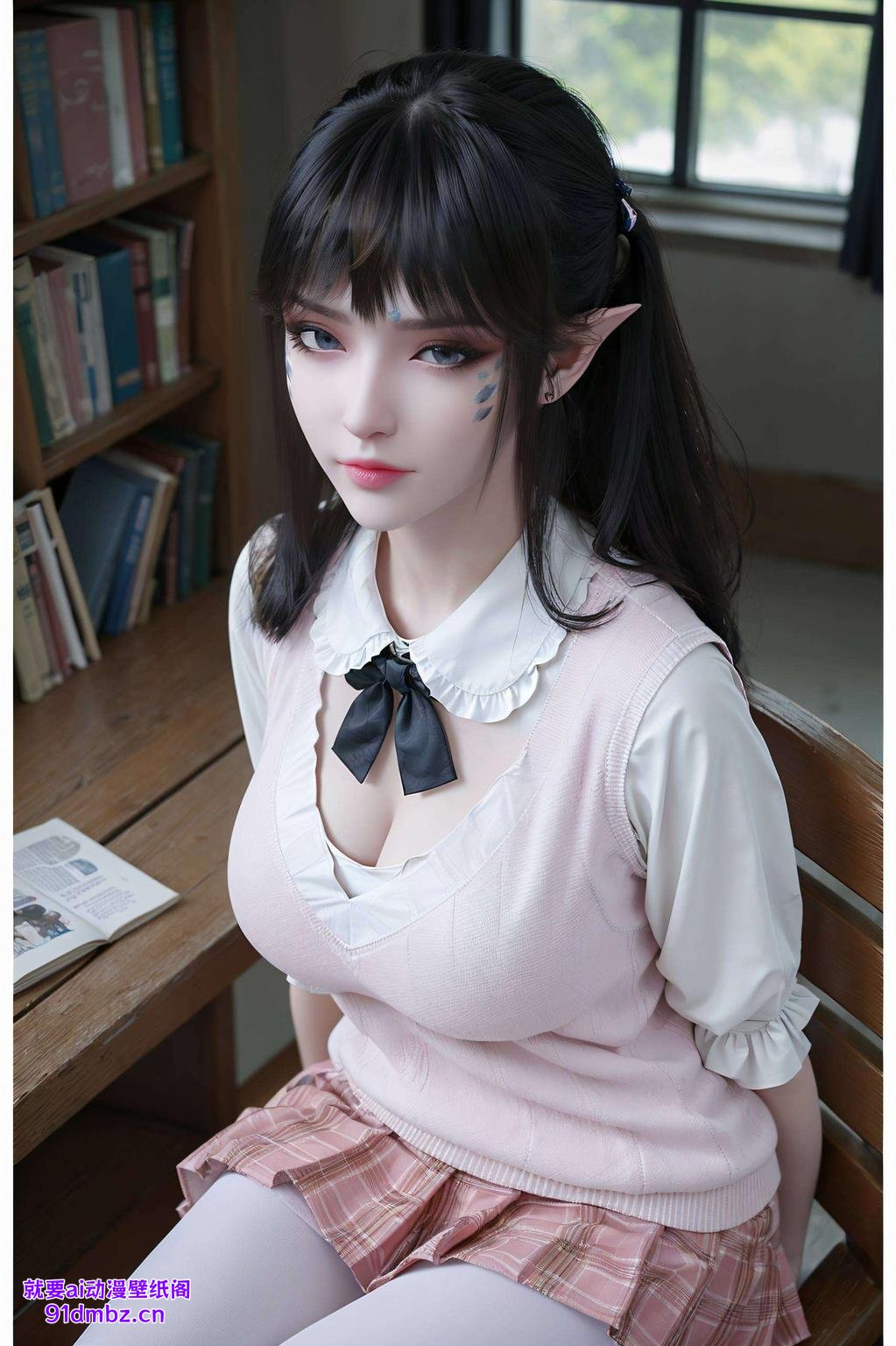 高清画质让你仿佛置身于她的世界完美点缀你的电脑桌面！