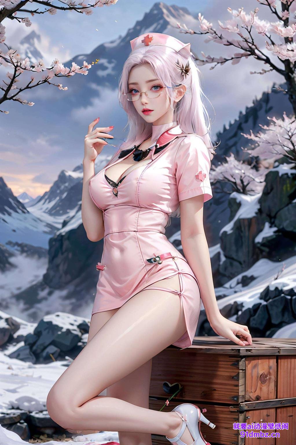 高清呈现韩月黑化图片神秘氛围中透着冷酷魅力