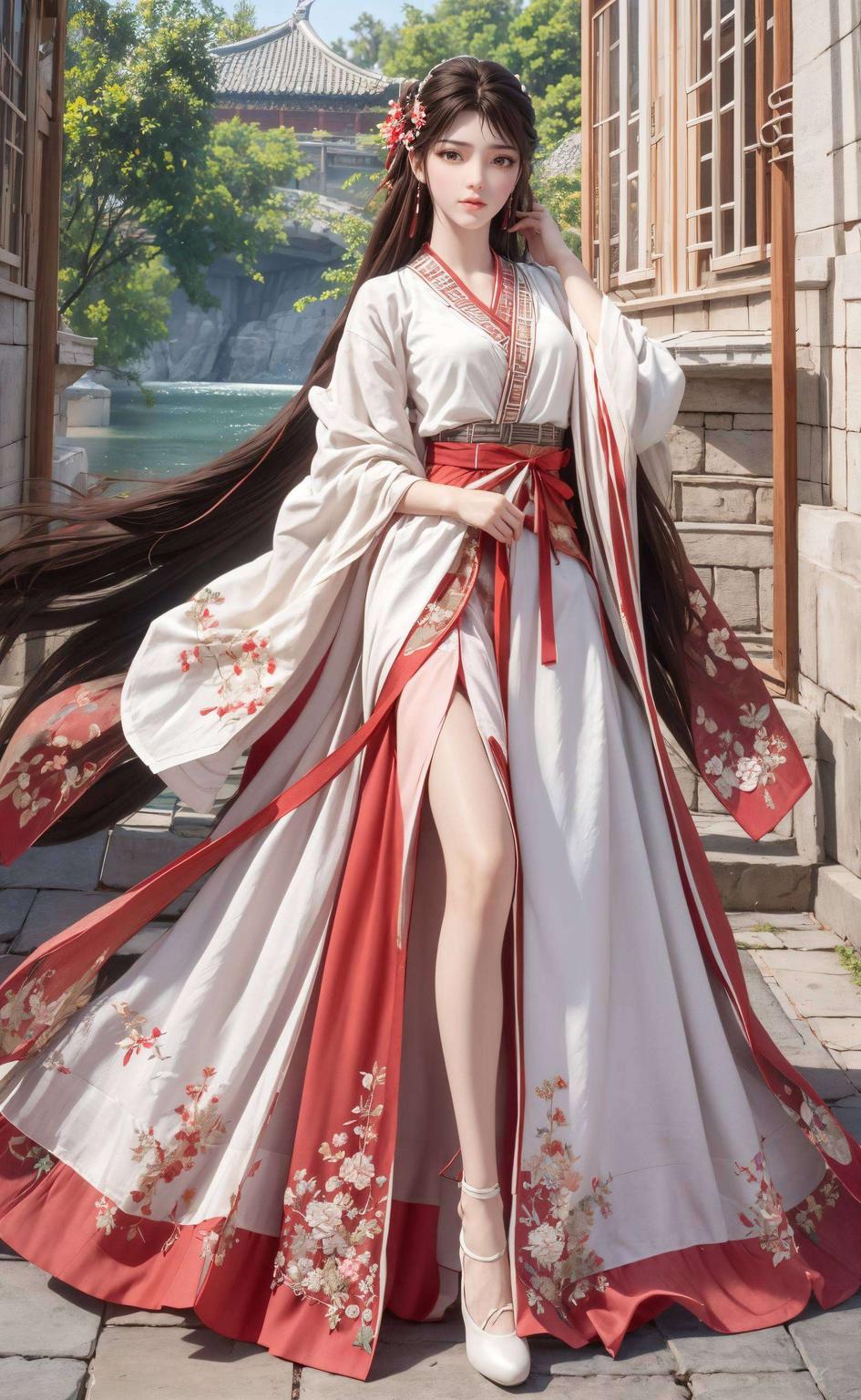 高清壁纸映艳丽穿梭古风画卷