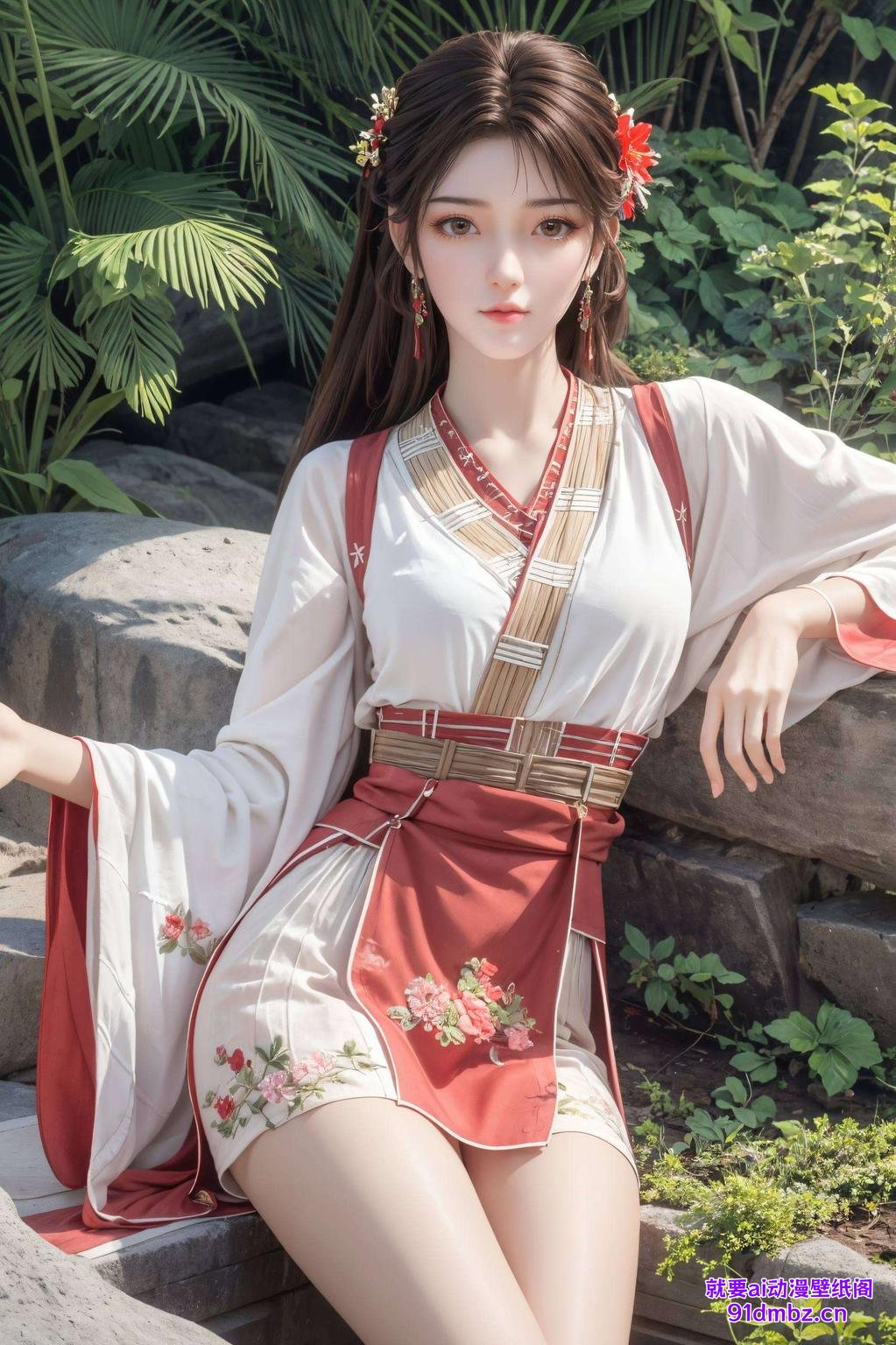 萌动你的电脑桌面！细腻画风火灵儿高清壁纸