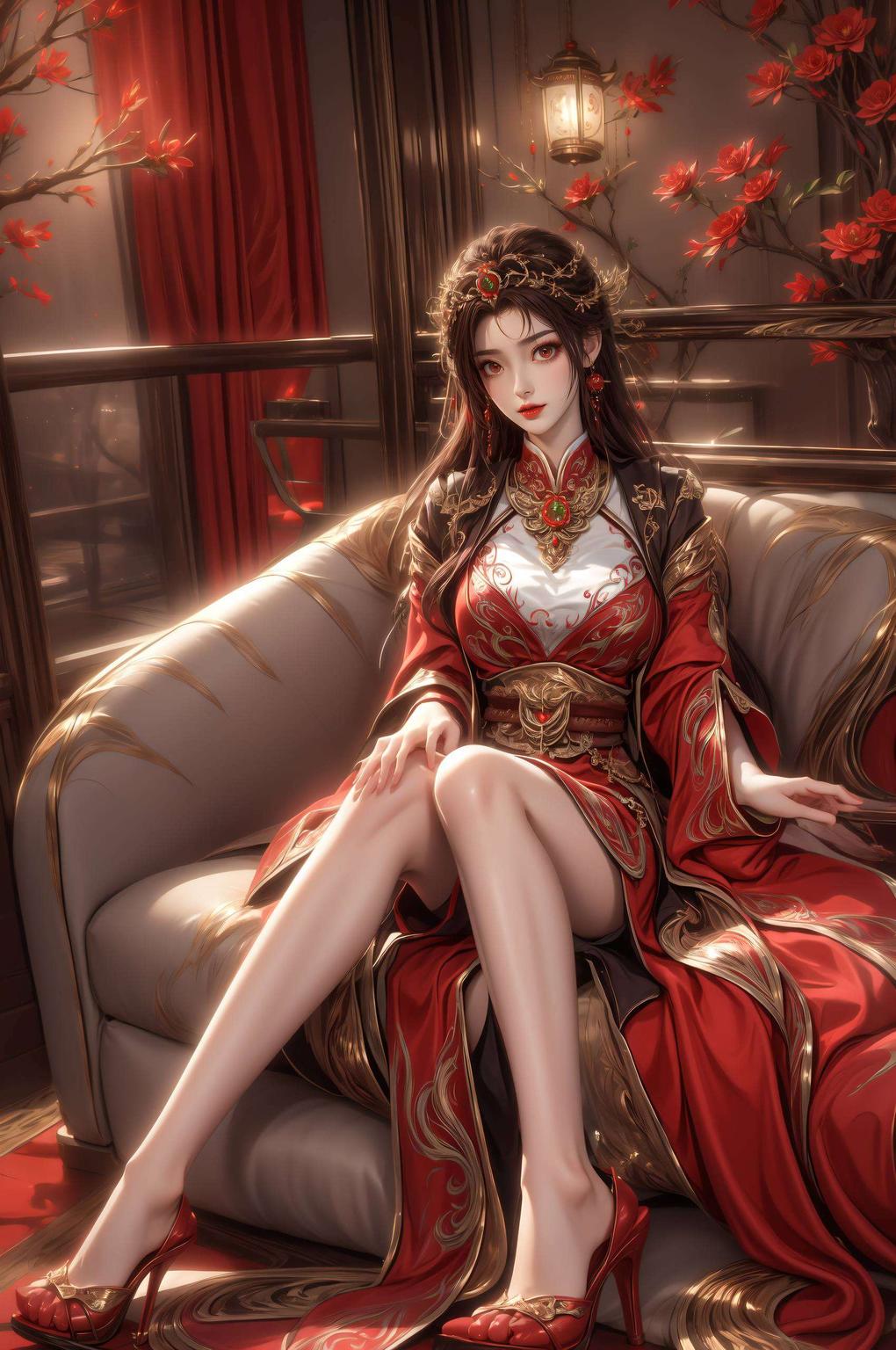 荒天帝与火灵儿重逢炽热情感跃然屏上