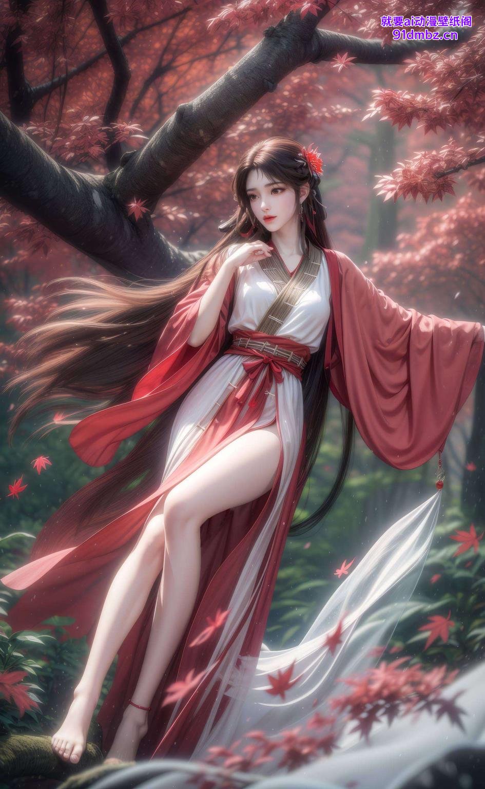 这款石昊火灵儿2D壁纸简直美爆了！高清1920x1080火灵儿迷们