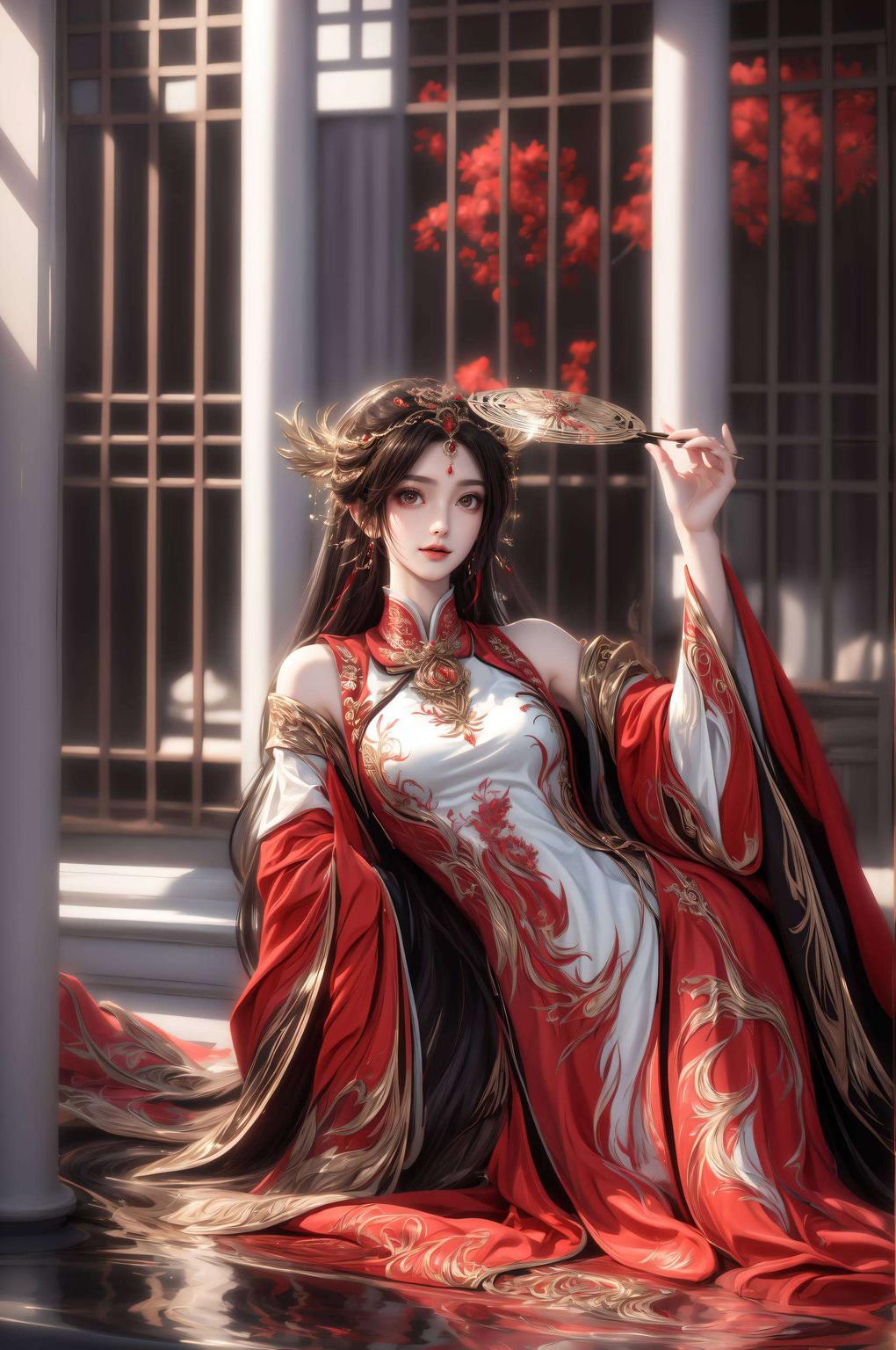 火灵儿平板壁纸仿佛跃然屏上