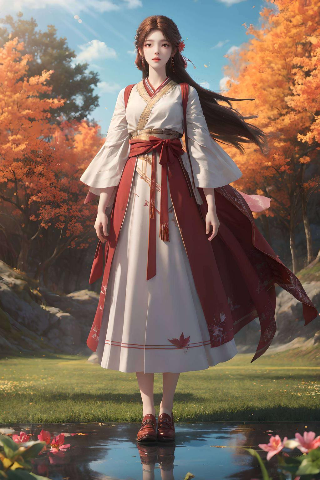 今天给大家带来这款超美的云曦火灵儿高清壁纸！看这细腻的像素