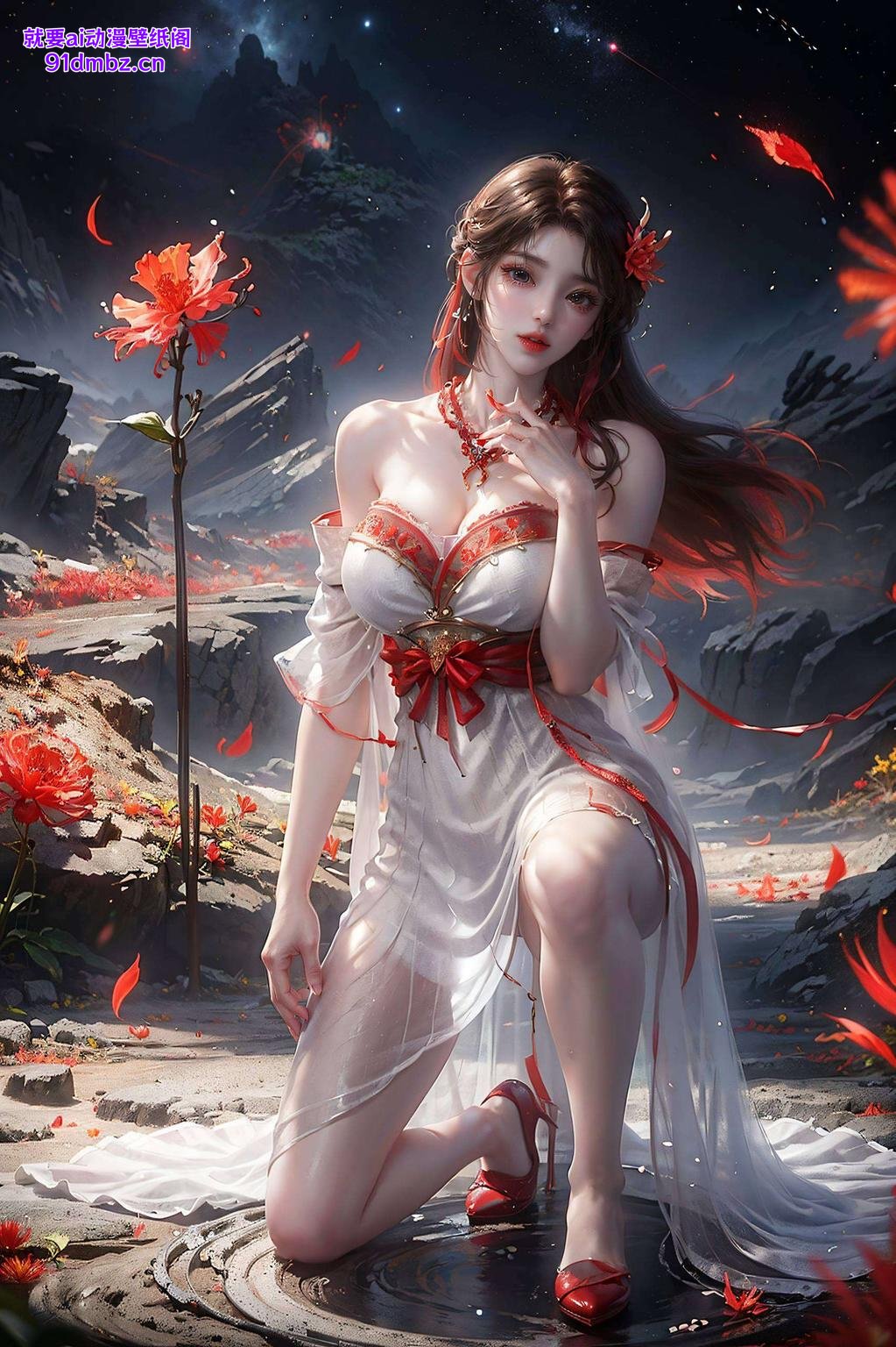 火灵儿炫彩壁纸亮相！高清竖版灵动之美