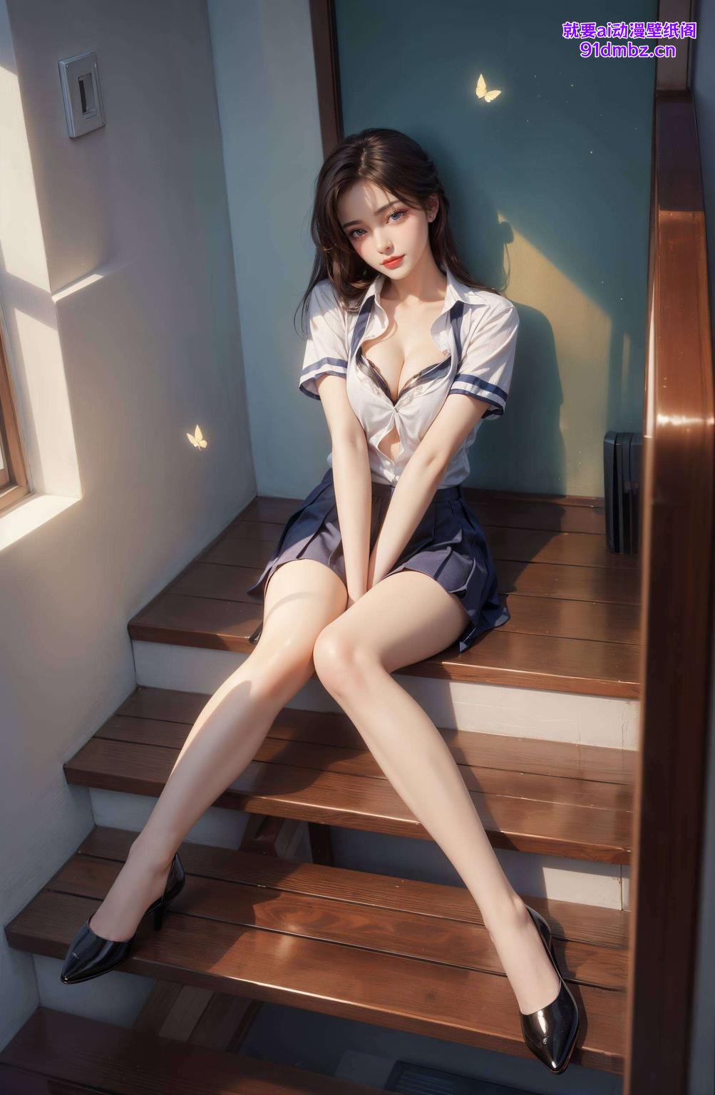 这组特别二次元炫彩壁纸色彩斑斓