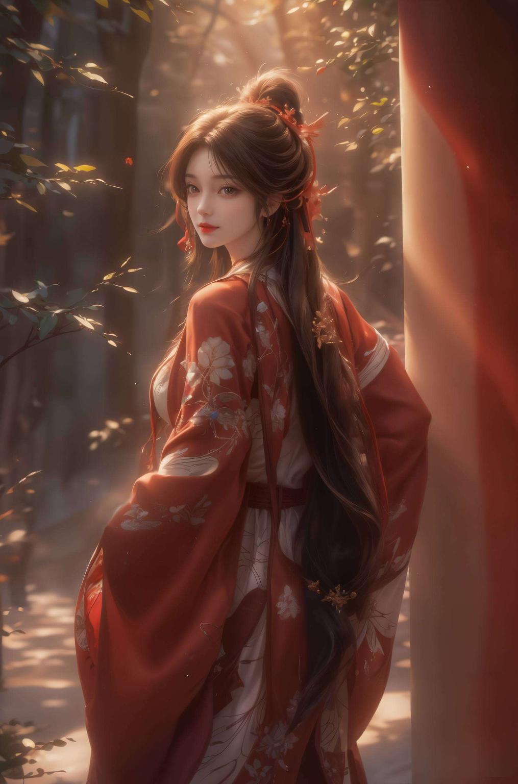 让你的iPhone桌面焕然一新！灵动少女每次解锁都是视觉盛宴！🌸✨