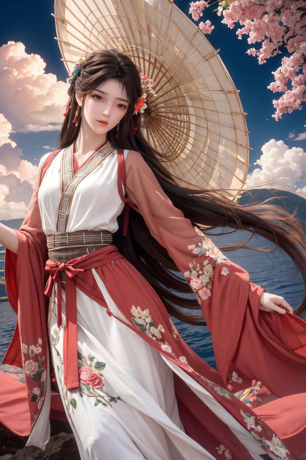 点亮电脑桌面石昊与火灵儿同框