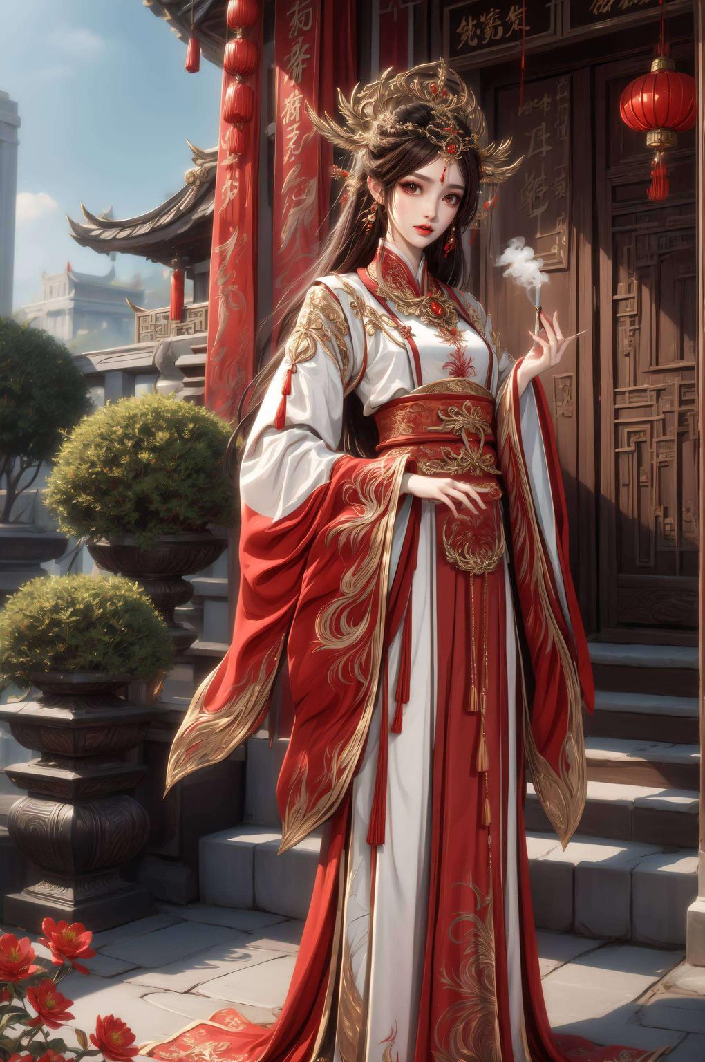 静态之美火灵儿与石昊的浪漫邂逅