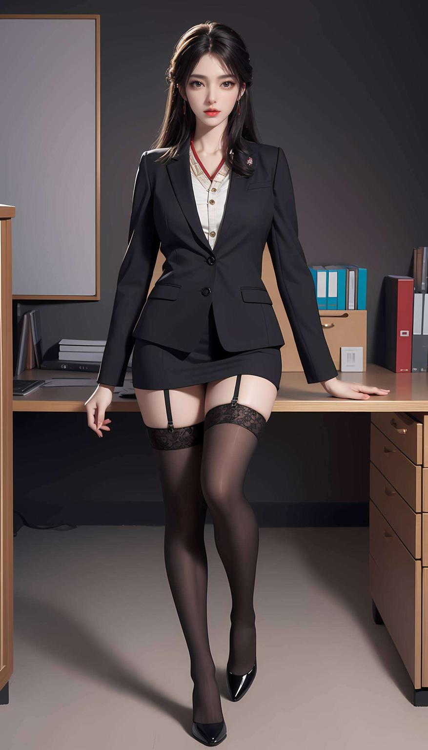 高清壁纸竖屏呈现火灵儿那神秘的背影