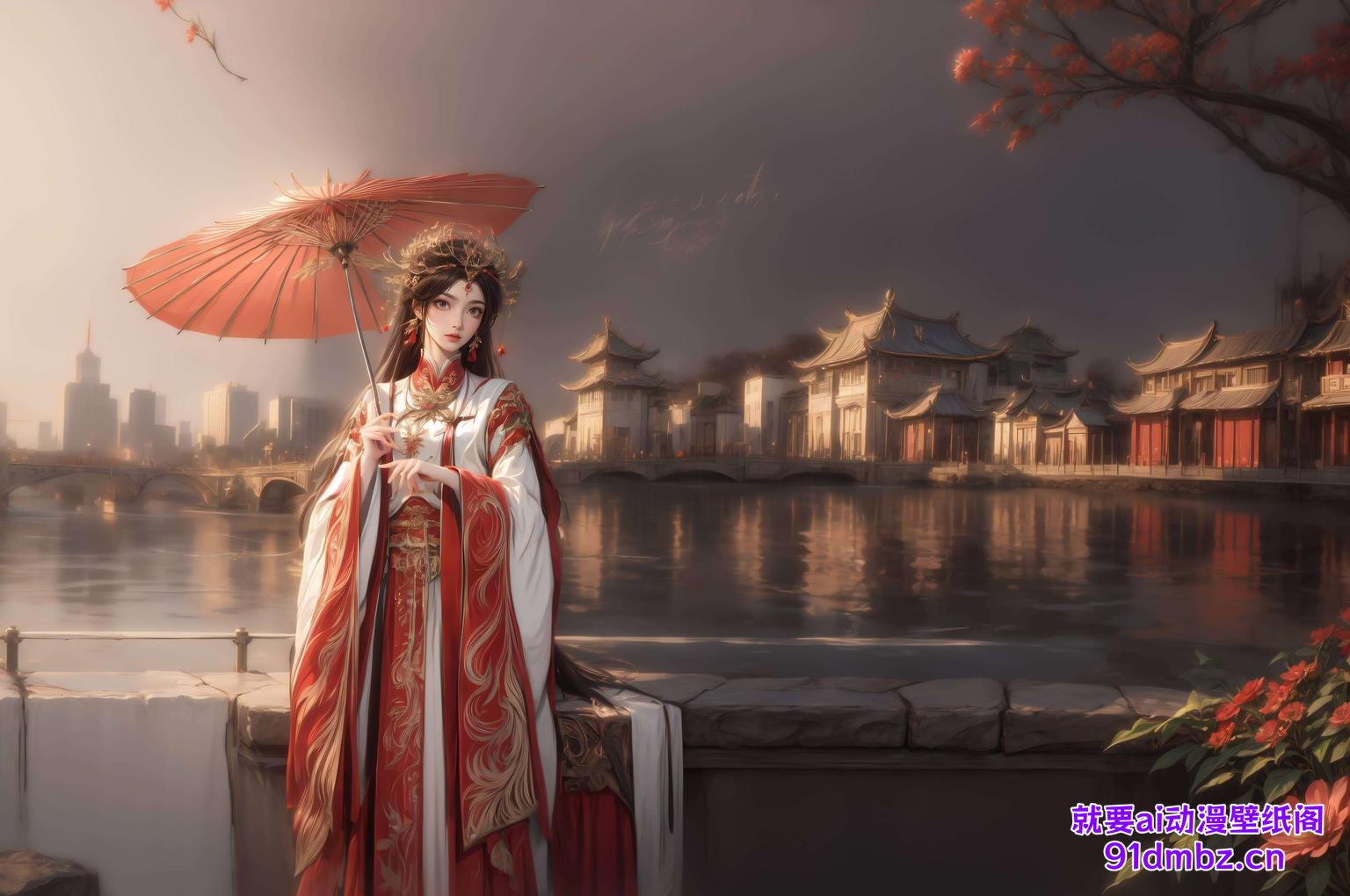 火灵儿轻盈一笑感受二次元的浪漫气息