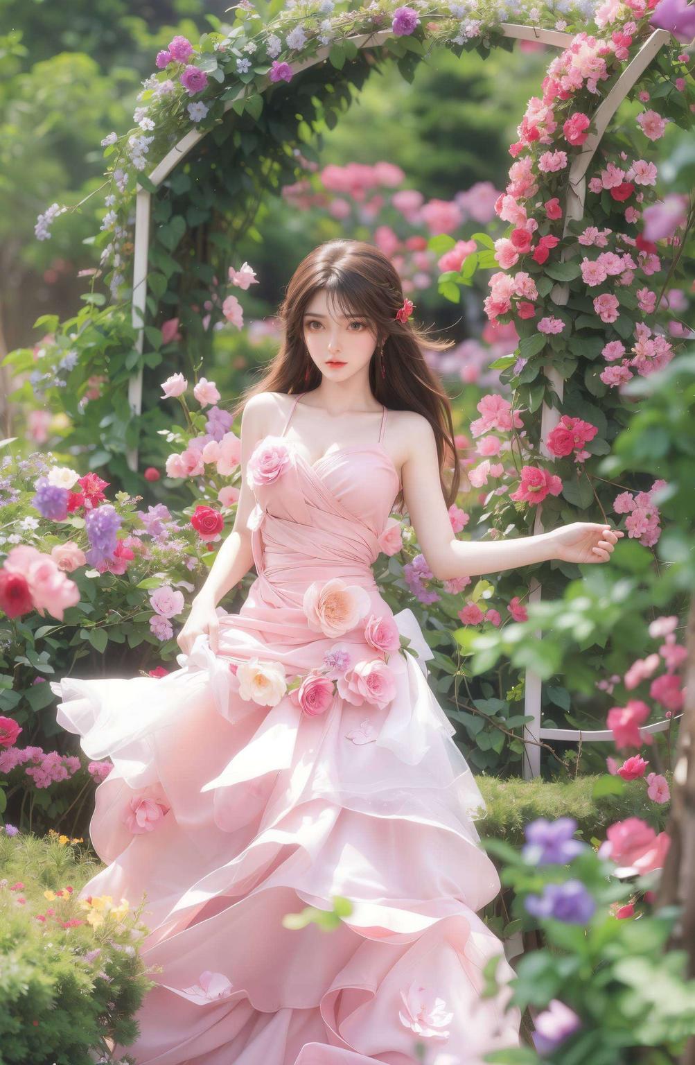 火灵儿翩翩起舞红衣如火焰般耀眼