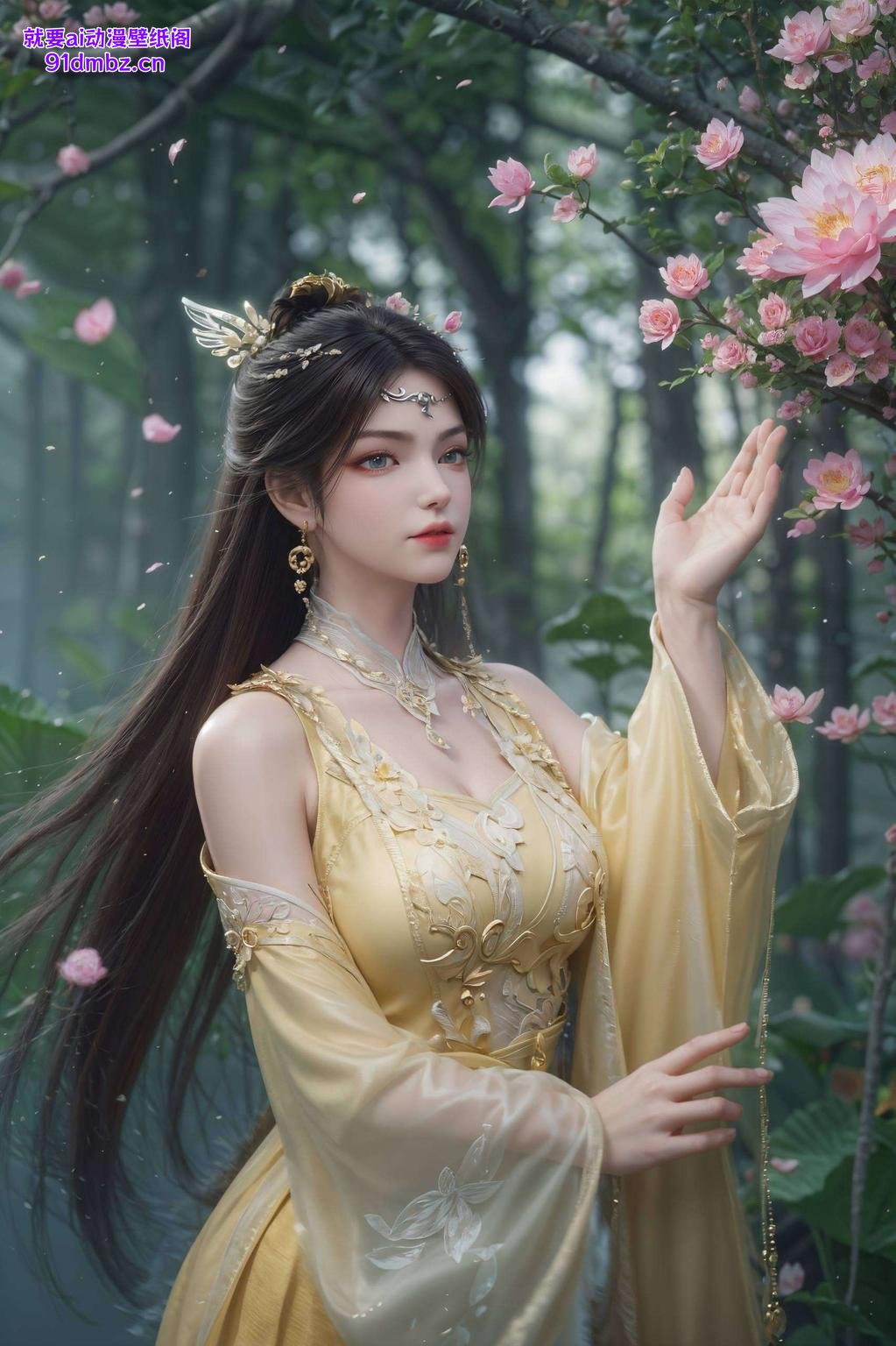 高清细腻国漫美女金瓶儿壁纸