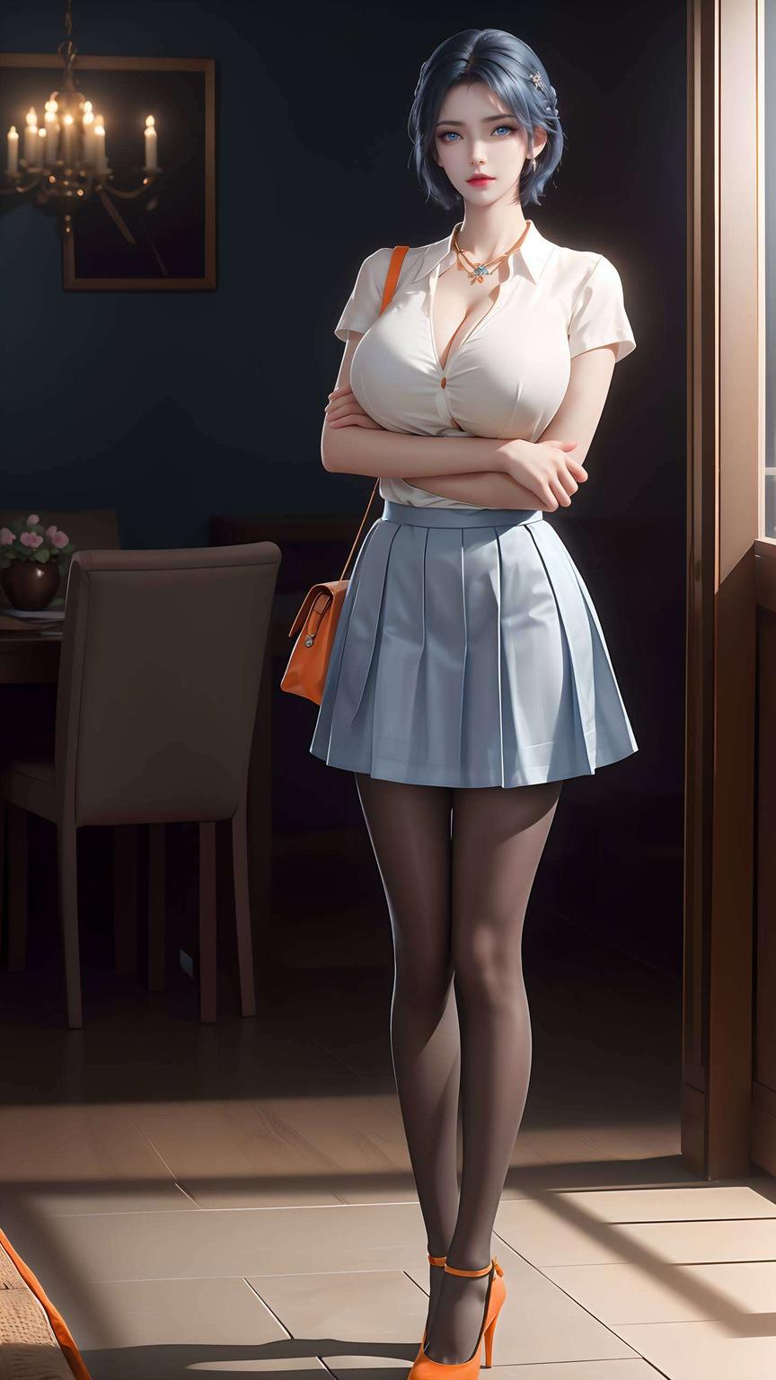 专为iPad打造！这款壁纸优雅大方紫色背景中合掌的姬青形象