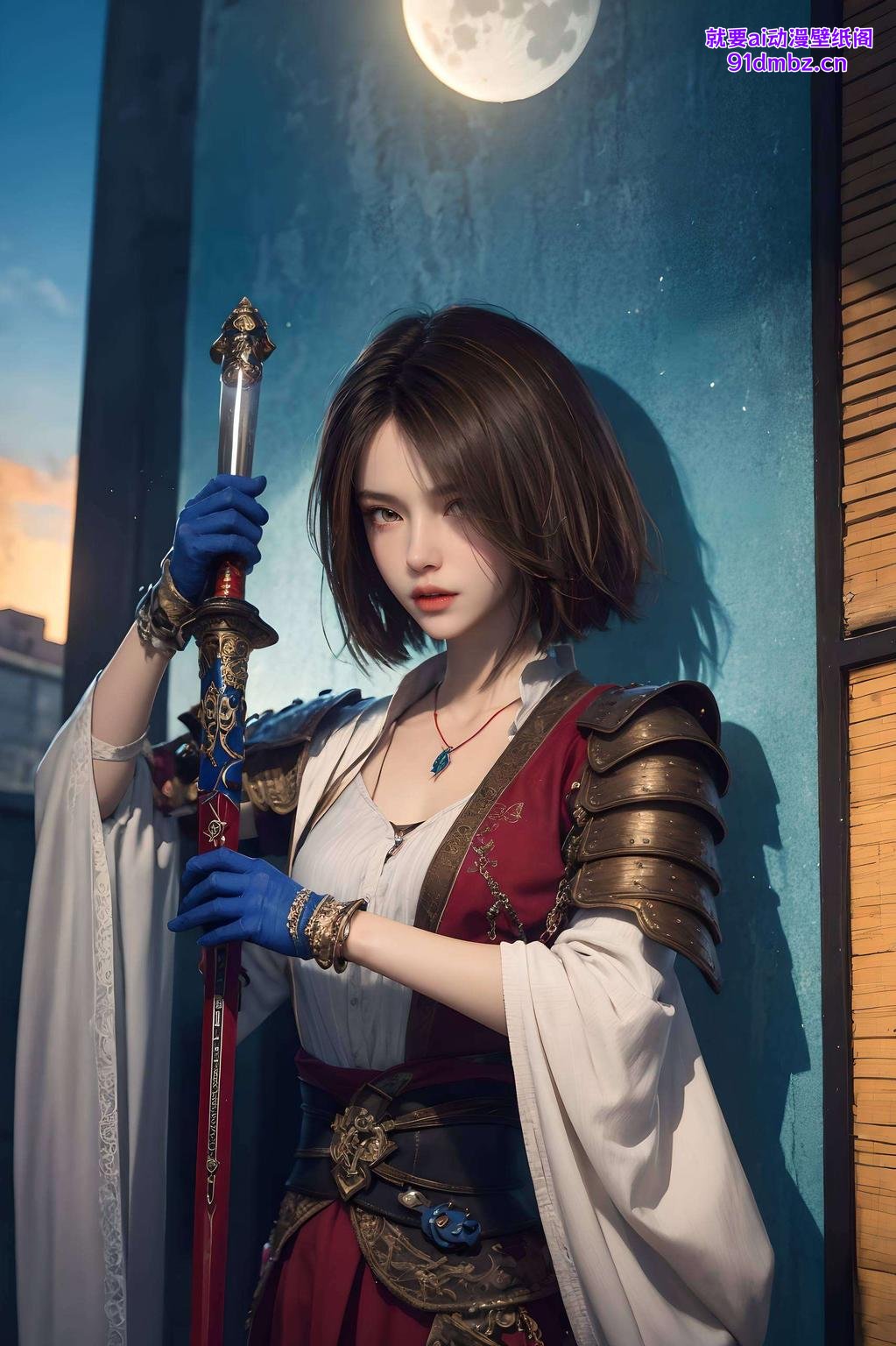 雪白的身影仿佛在诉说着不为人知的故事