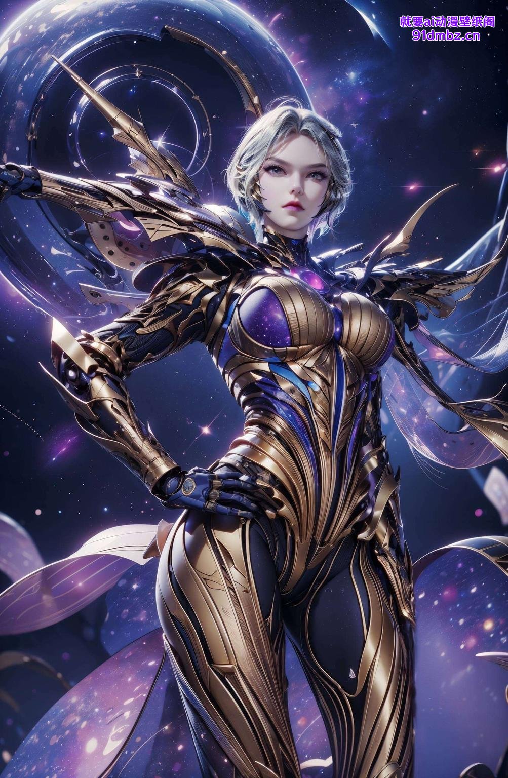 黑白色调中透着深邃的宇宙之美仿佛吞噬了整个星空