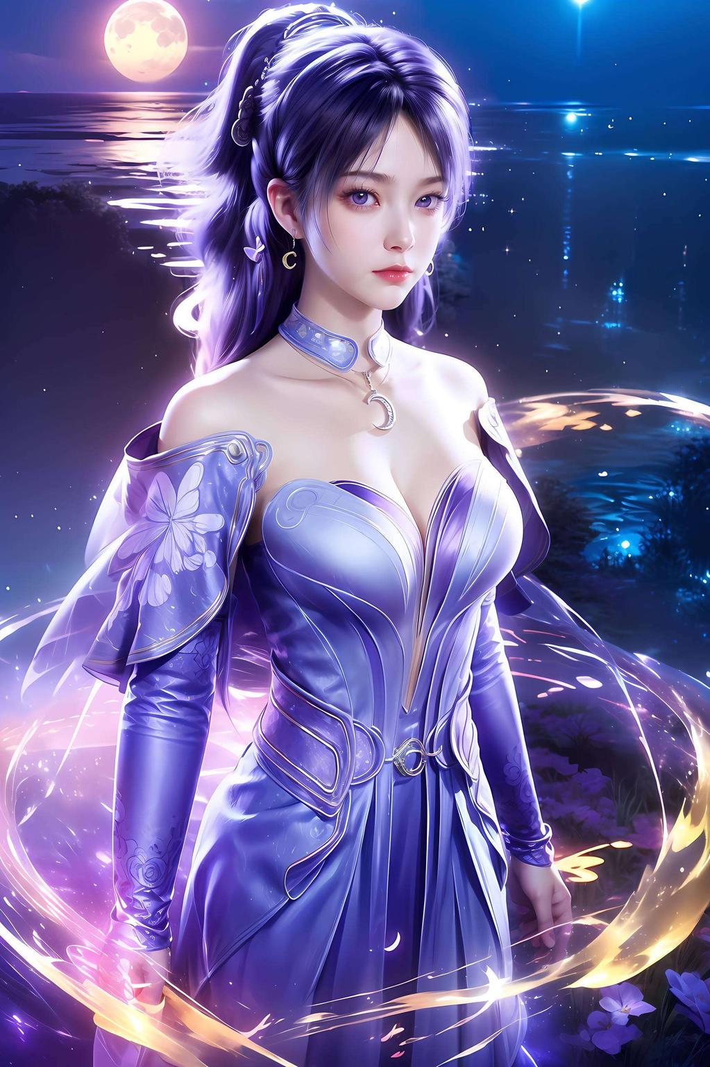 一键下载姬紫月迷你壁纸