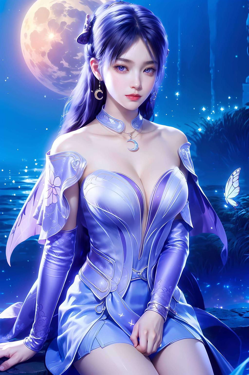 每一帧都是动漫的灵动之美！姬紫月高清壁纸