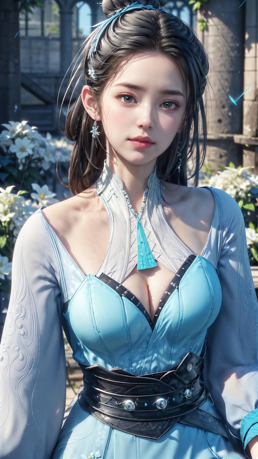 色彩炫彩夺目今天给大家带来一款古香古色的电脑壁纸！看这款壁纸蓝灵娥