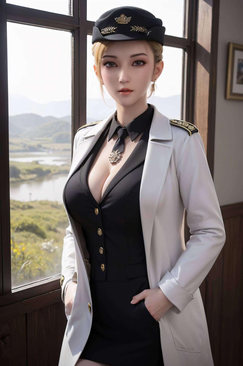 完美适配电脑锁屏以雄兵连怜风的英勇形象为主题