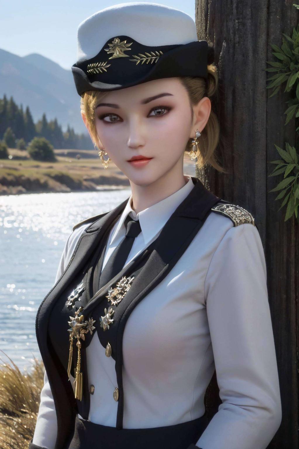 以雄兵连怜风的变装建模为主题美不胜收