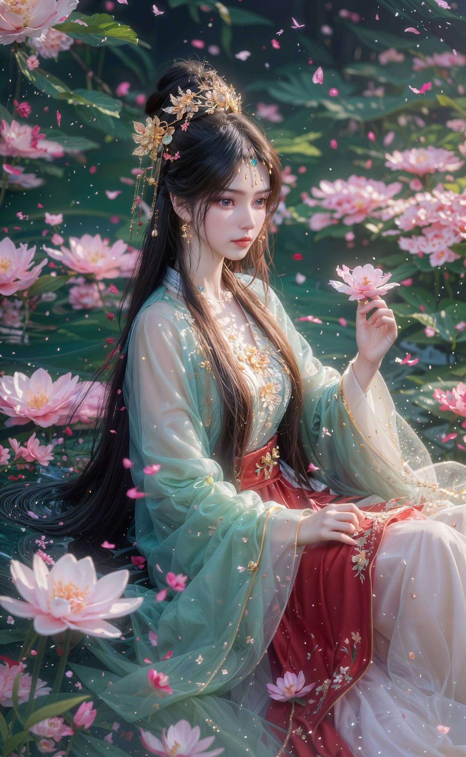 李慕婉与王林并肩漫步平板宽屏展现清新国漫风情