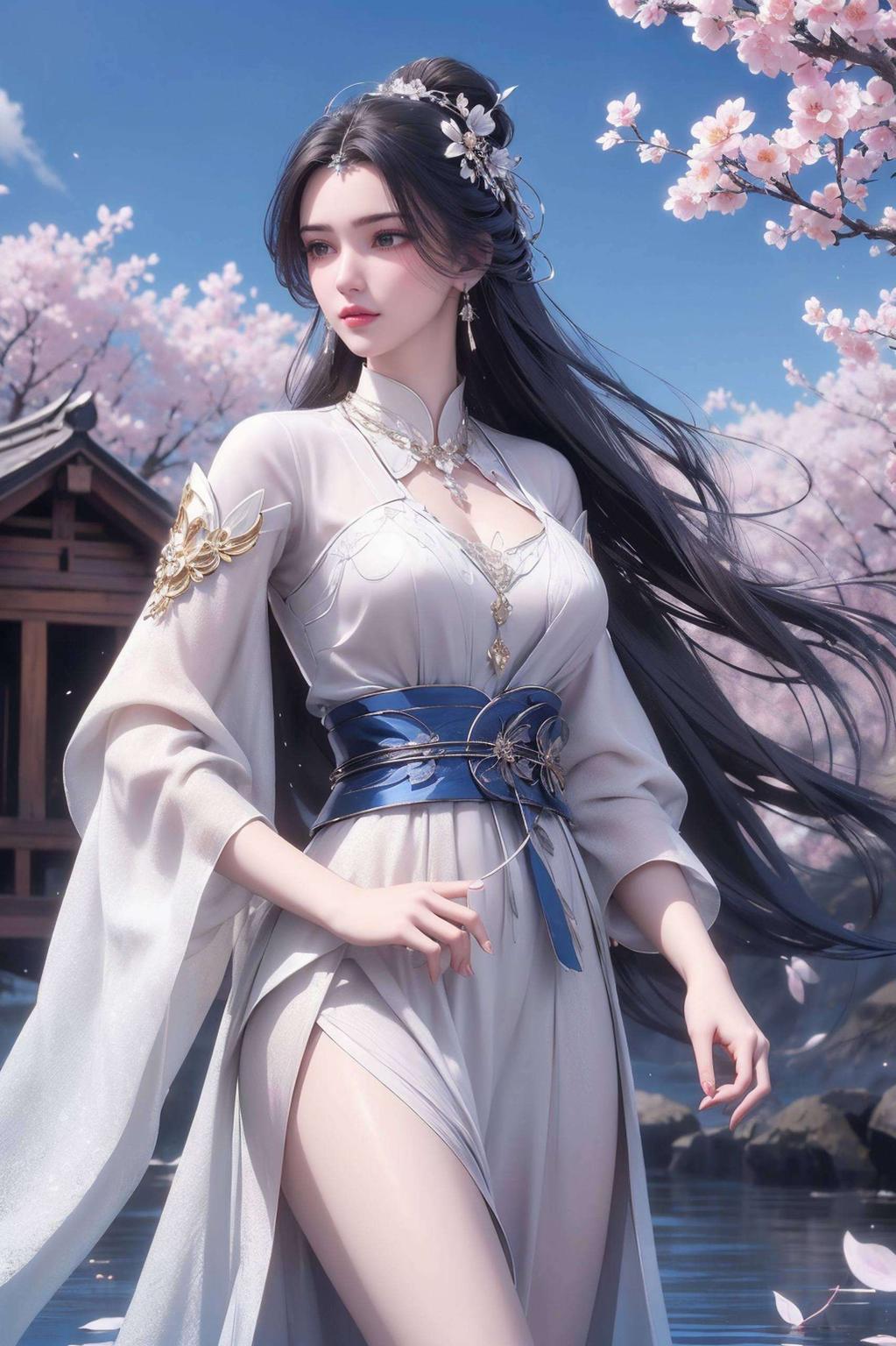 高清细腻简直是电脑桌面的视觉盛宴！画面中的她