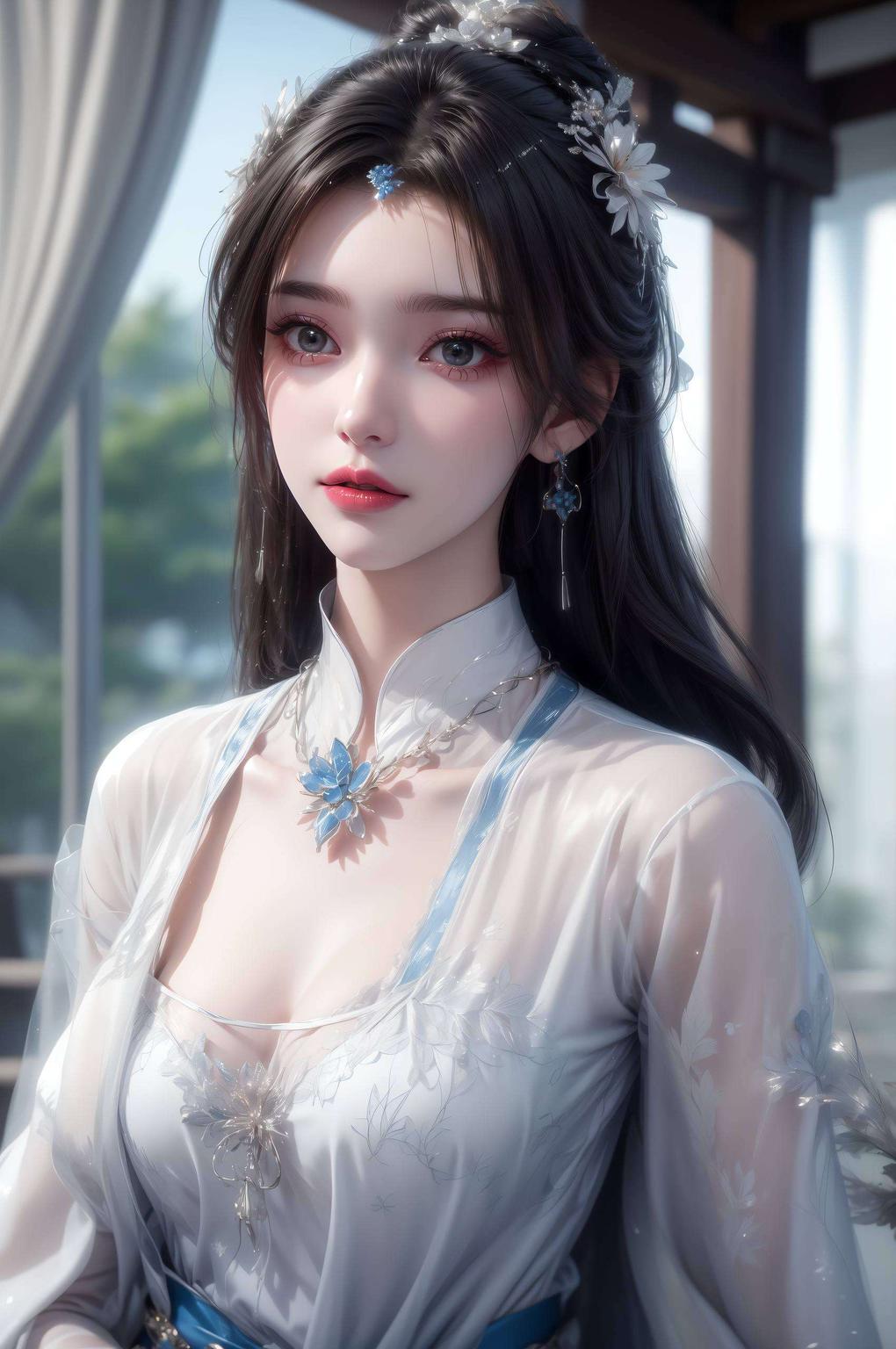 仙逆人物李慕婉领略国漫之美