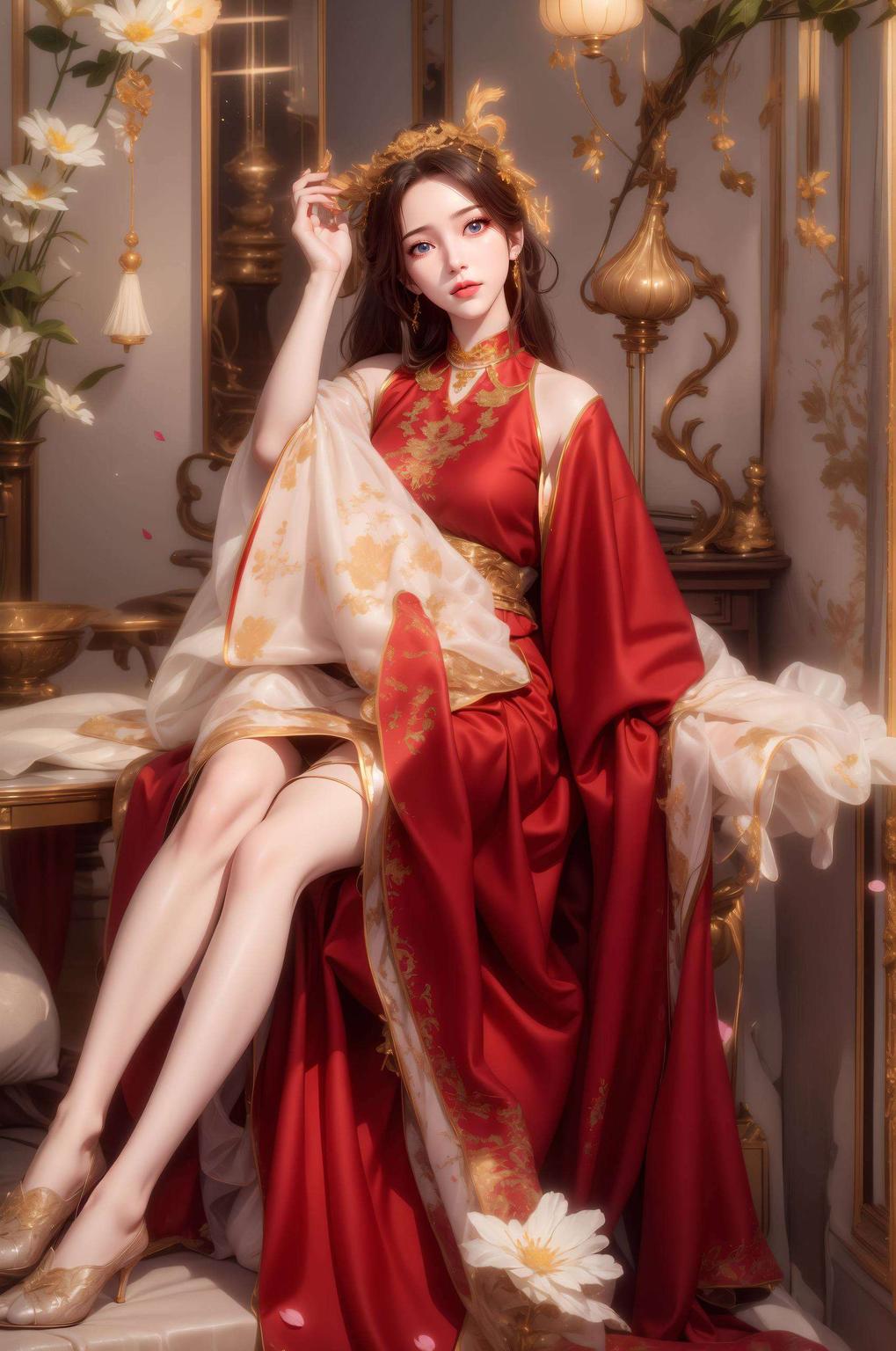 打造清新精细桌面AI素材李慕婉男装高清壁纸