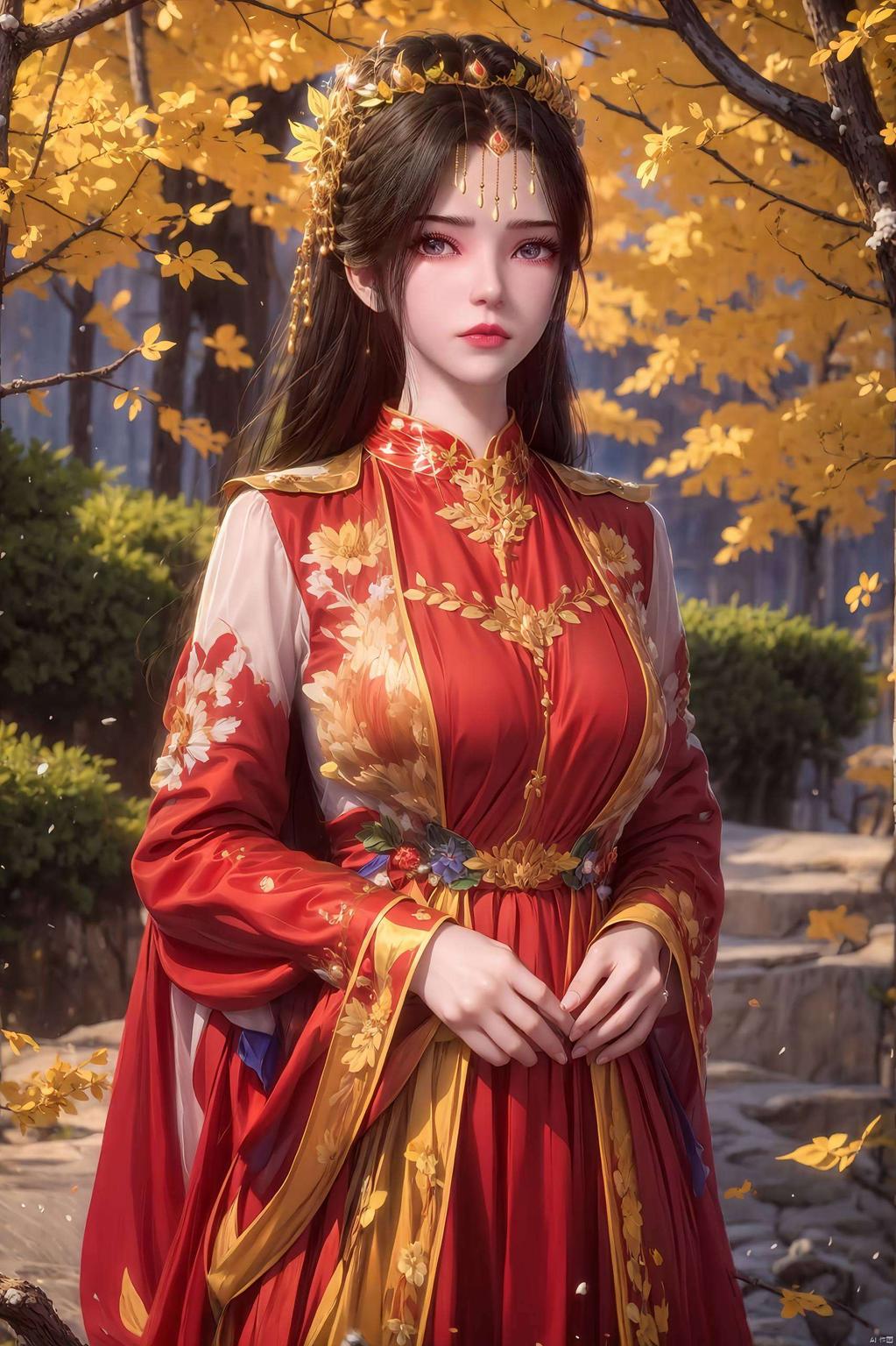 高清壁纸秀风采李慕婉变装建模