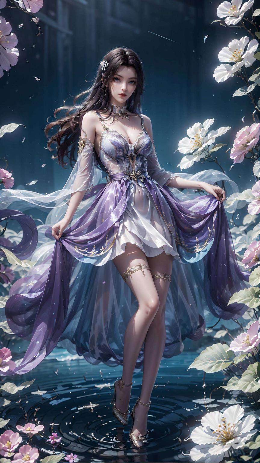 这期养眼壁纸集带你领略虚拟女神凌落宸的绝美风采！高清图片