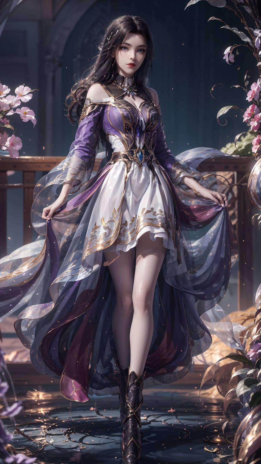 活泼的小动作快来换上这款凌落宸动漫动态壁纸