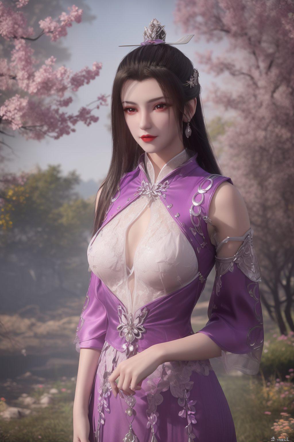 仙逆柳眉抬头细腻如画