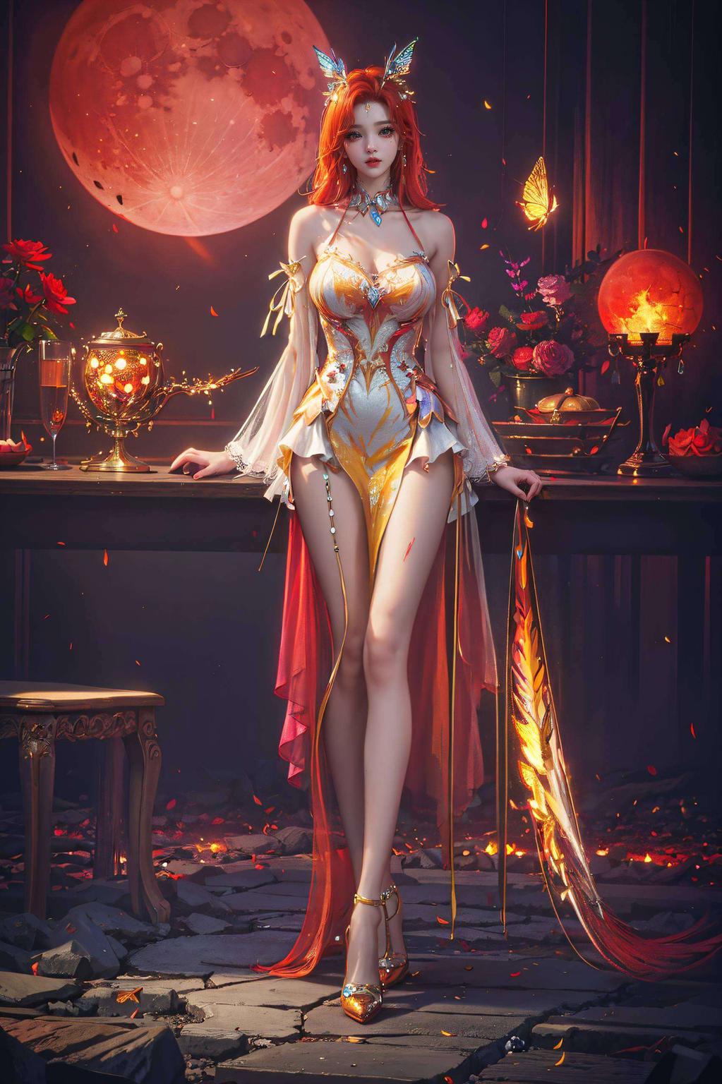 高清细腻柳七月的美图壁纸