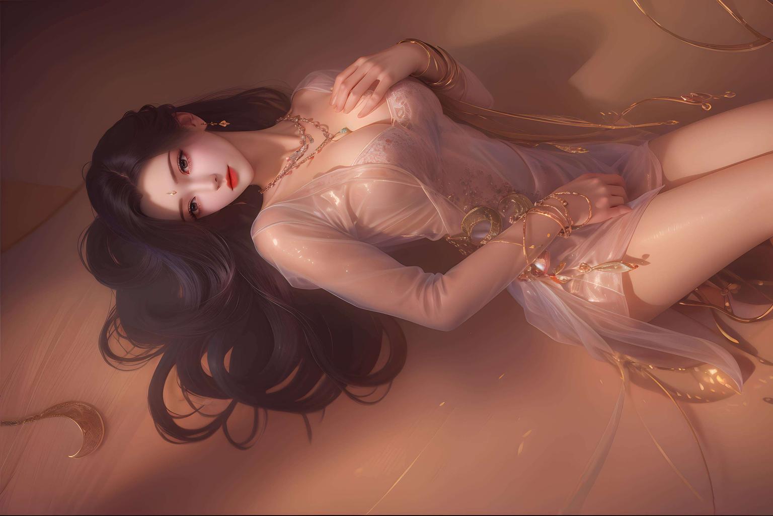 这季新出的苹果动画壁纸简直美爆了！快看这款相柳坐在树上的神图壁纸仿佛能带你穿越到神秘森林