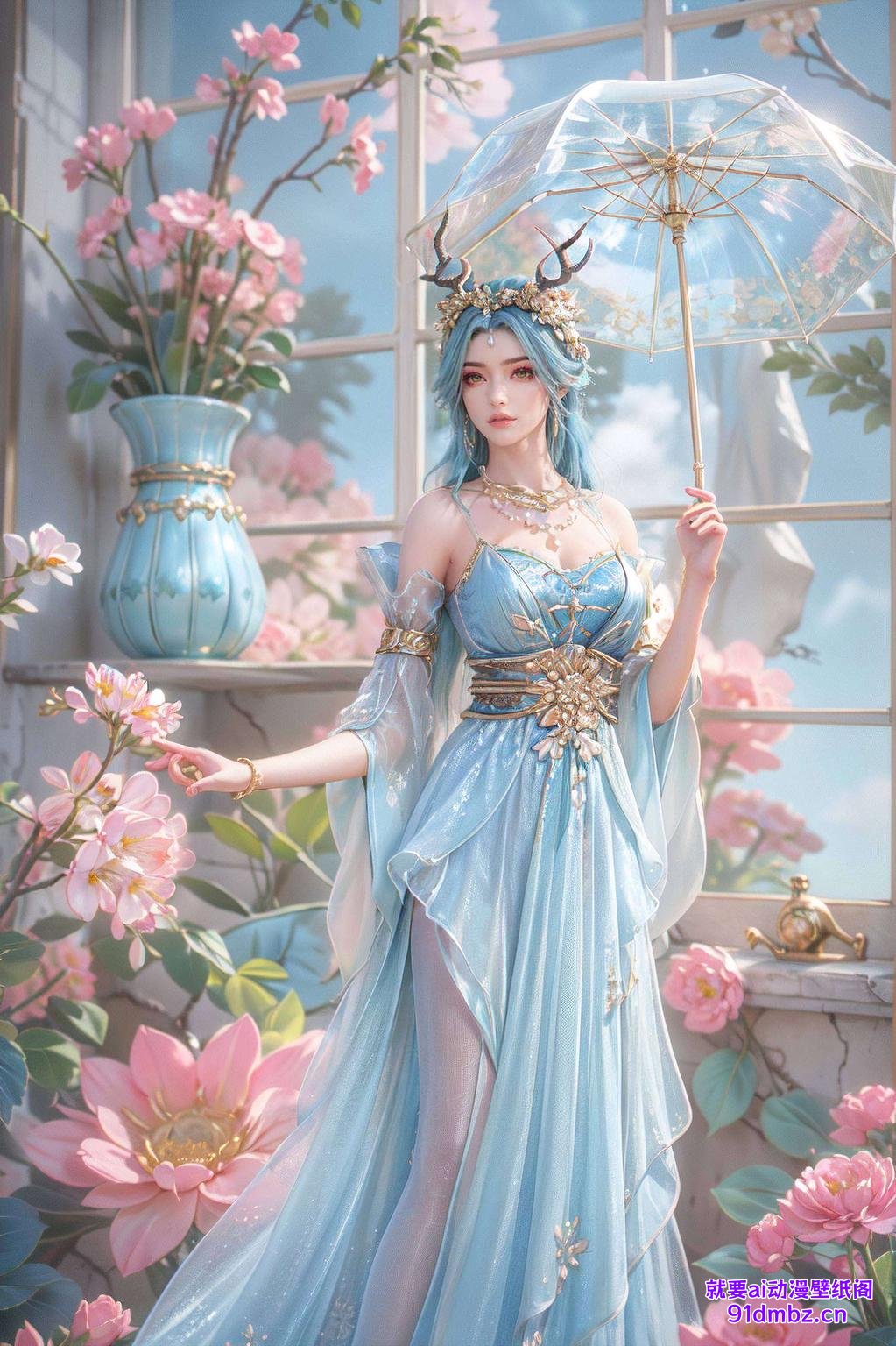 画面炫酷震撼！高清细腻斗破苍穹龙女4k动态锁屏壁纸