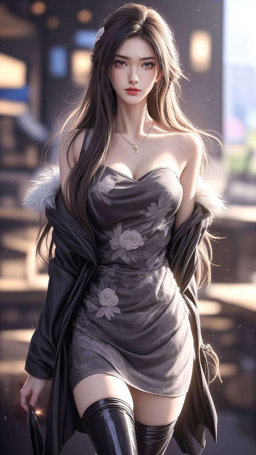 感受剑气与柔美的交融古风壁纸尽显深情对决