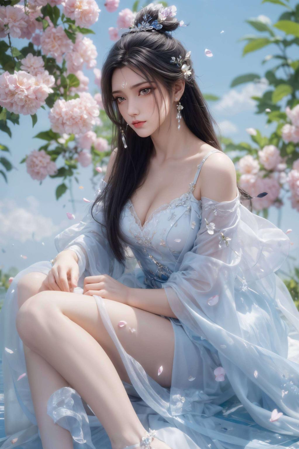 主角是我们熟悉的《诛仙》端游中的女神——陆雪琪！看这壁纸雪琪仙子剑指苍穹