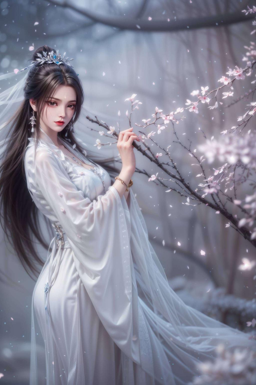 生动的色彩特别推荐这款陆雪琪安卓动态壁纸！看这细腻的笔触