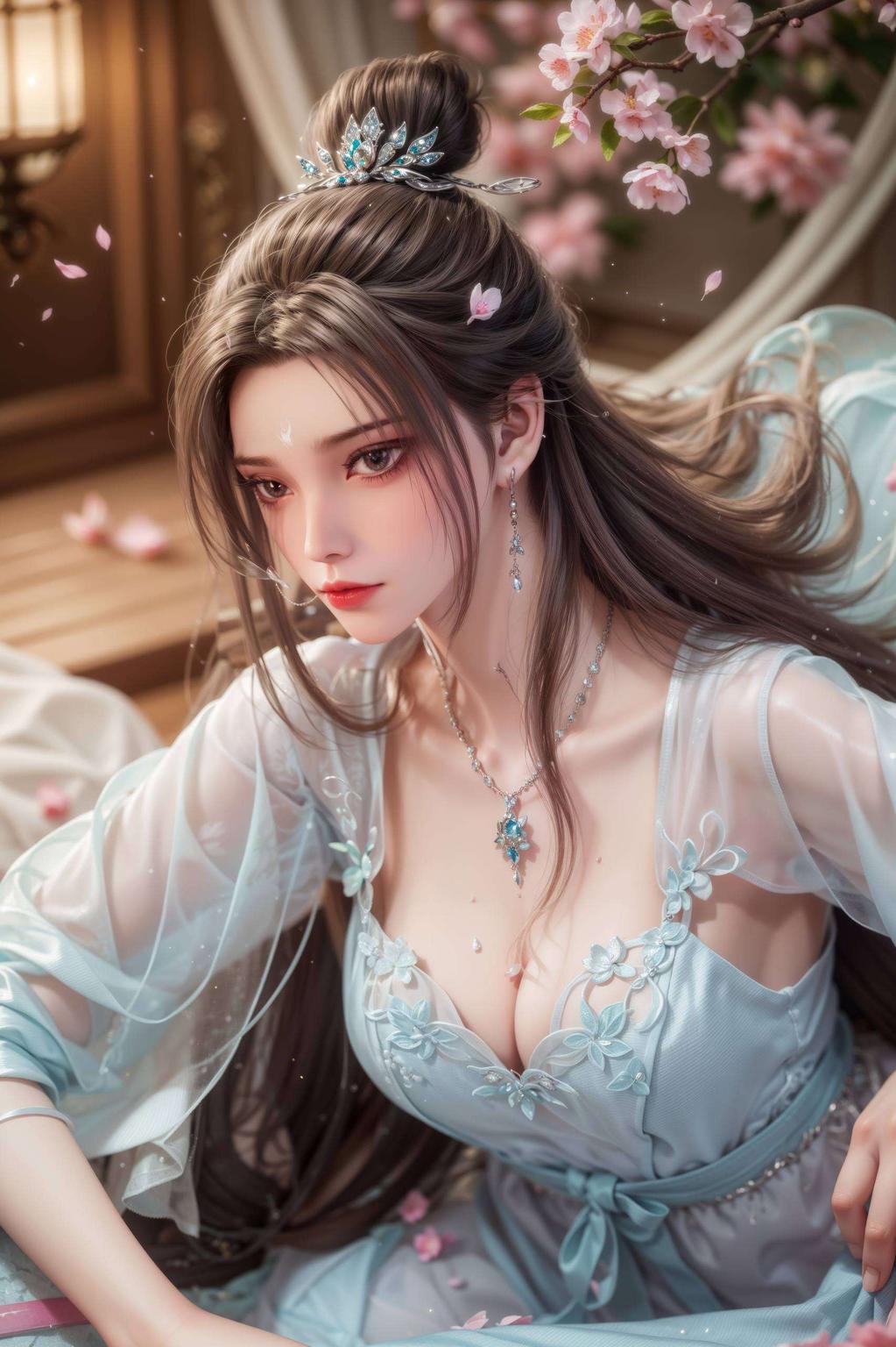 如同夏日微风中的一缕清新她的壁纸图片