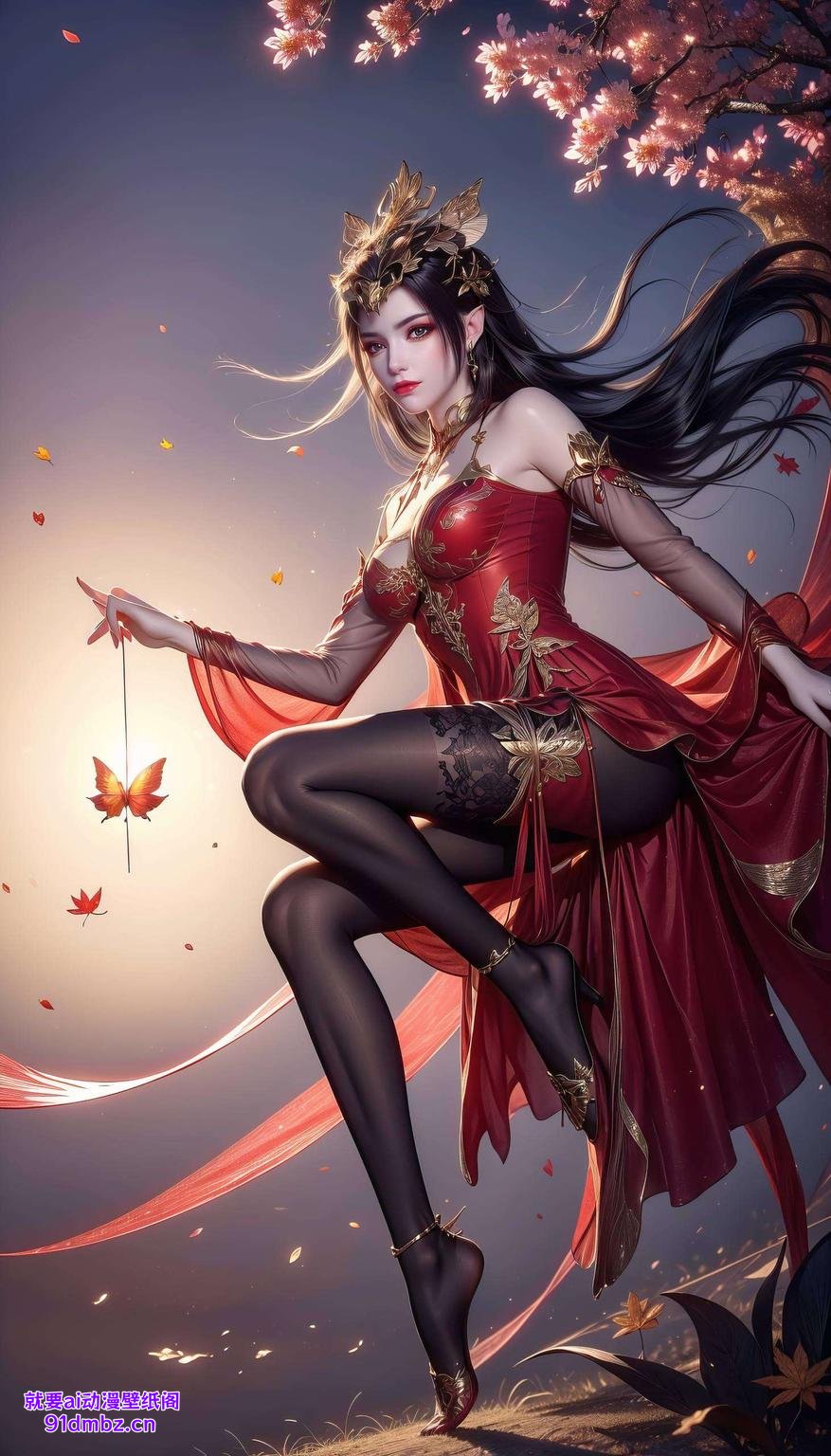 这款斗破美杜莎西装壁纸粉色基调养眼吸睛