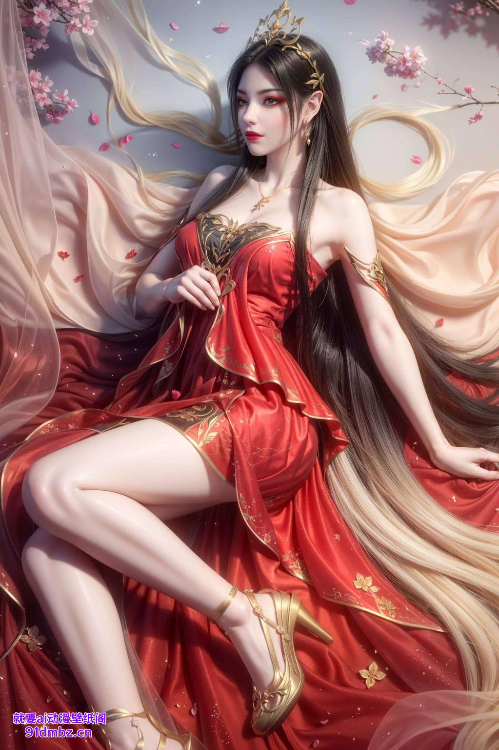 轻松护眼！这款《斗破苍穹OL》美杜莎手机壁纸神秘蛇发女王眼神犀利