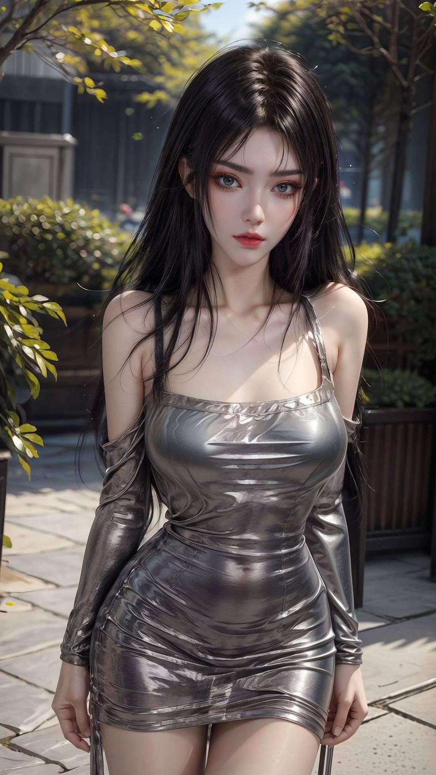 神秘的眼神仿佛一触即发的故事