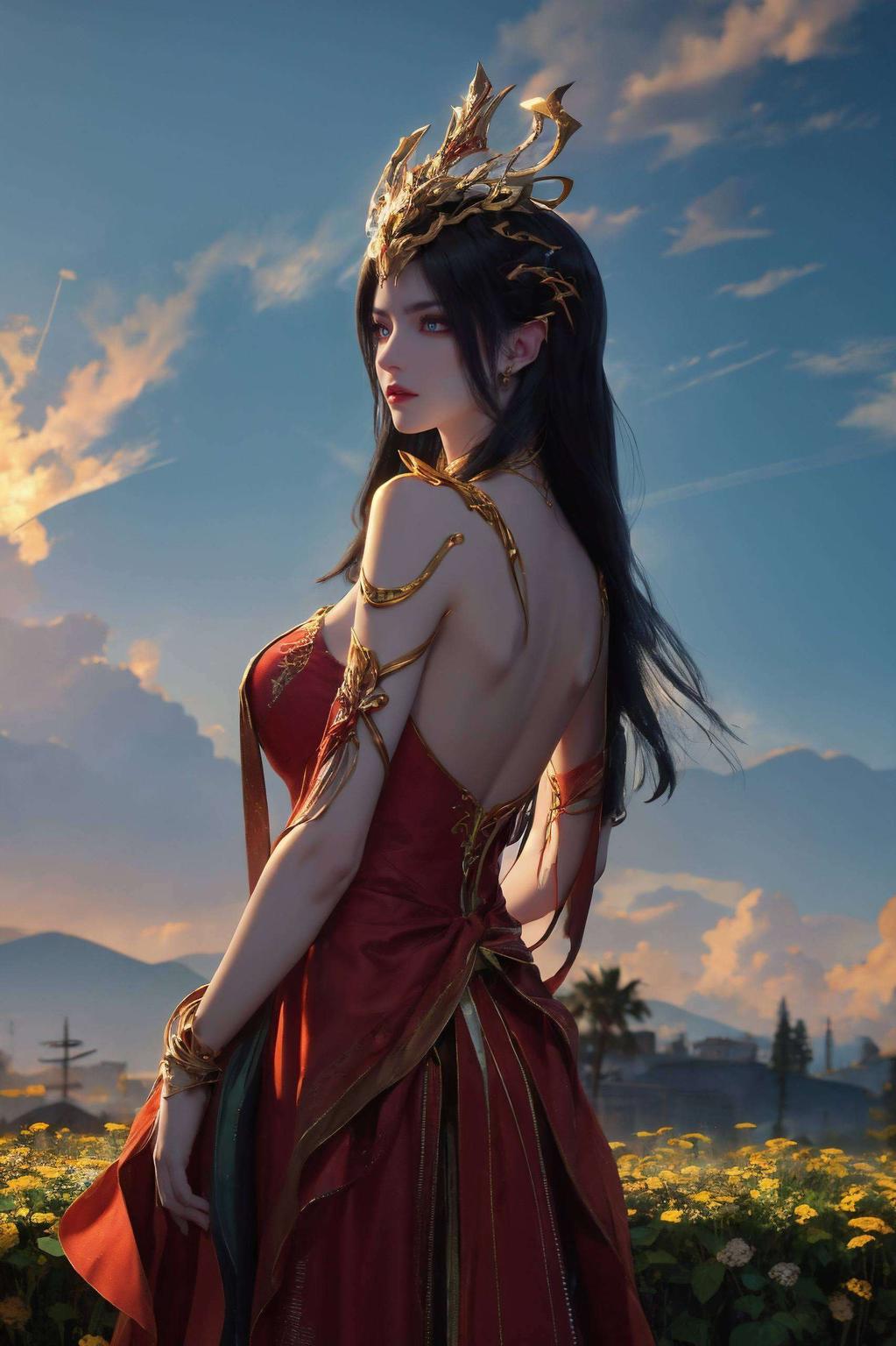 眼神犀利斗破苍穹里的美杜莎女王