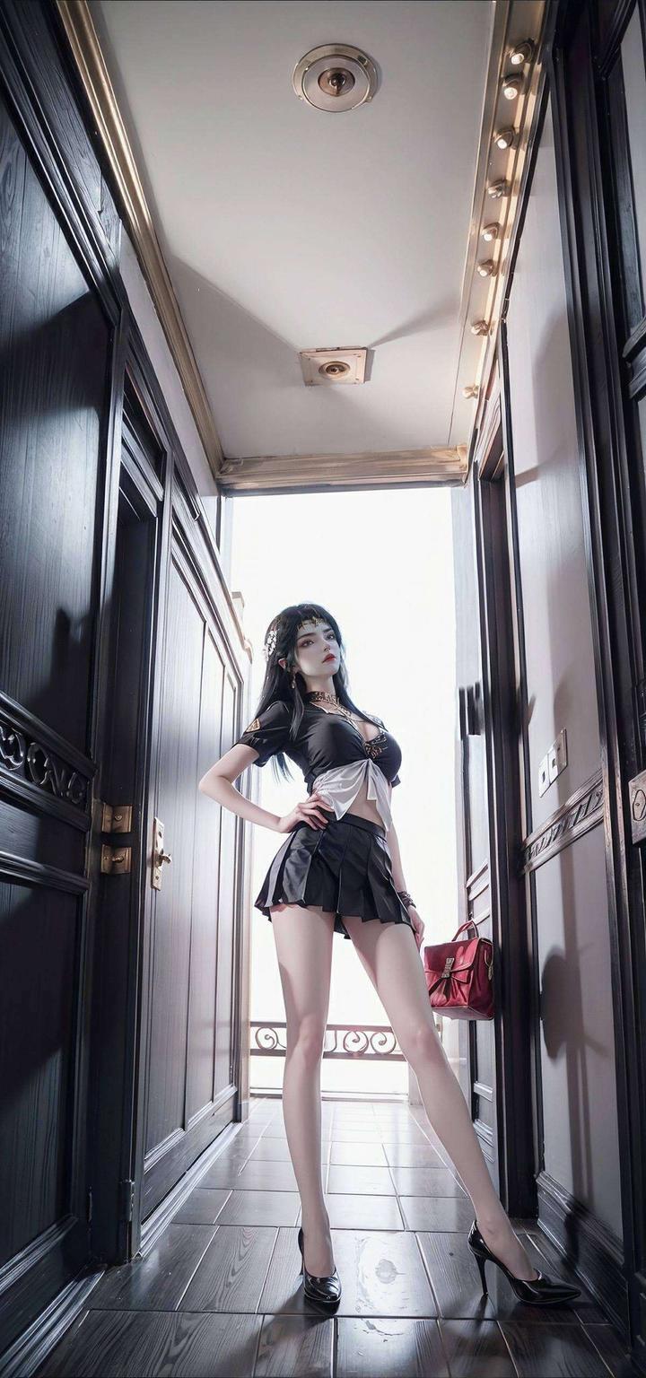 眼神犀利既冷艳又致命